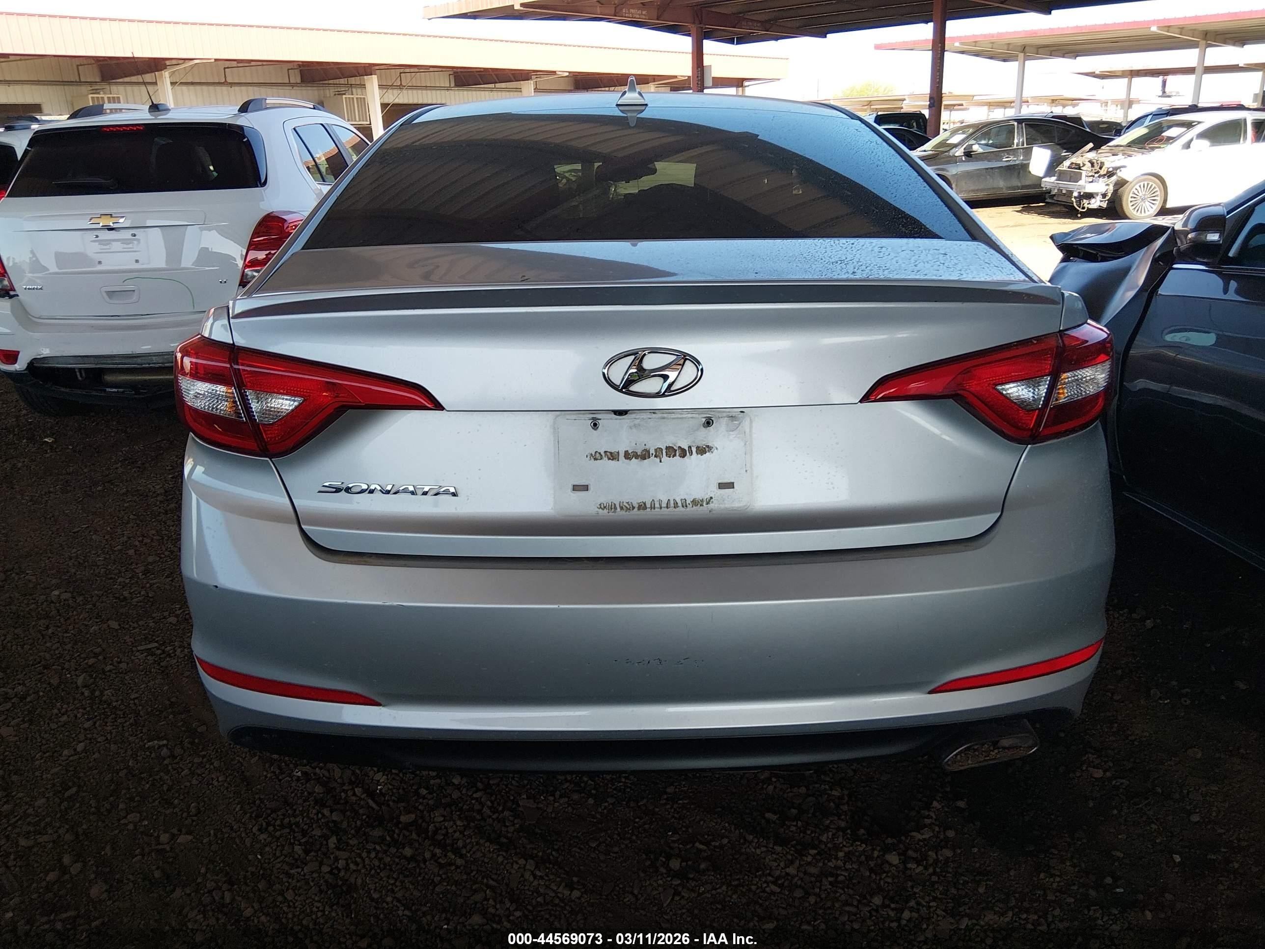 2017 Hyundai Sonata Se Silver vin: 5NPE24AF8HH590781