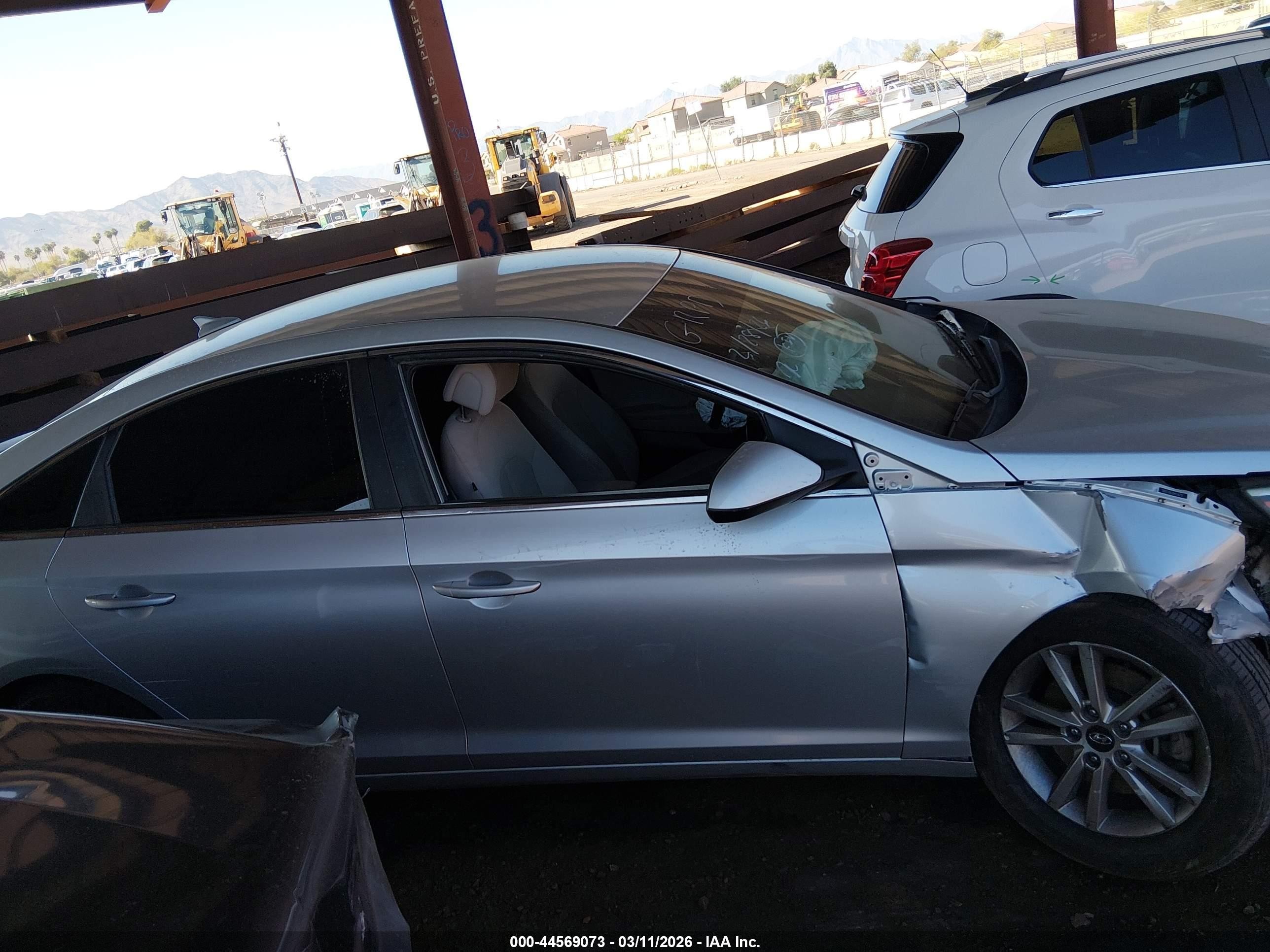 2017 Hyundai Sonata Se Silver vin: 5NPE24AF8HH590781