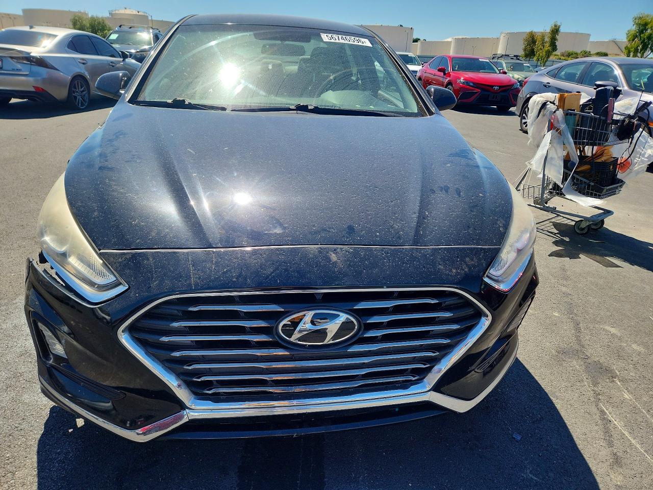 2018 Hyundai Sonata Se Black vin: 5NPE24AF8JH598384