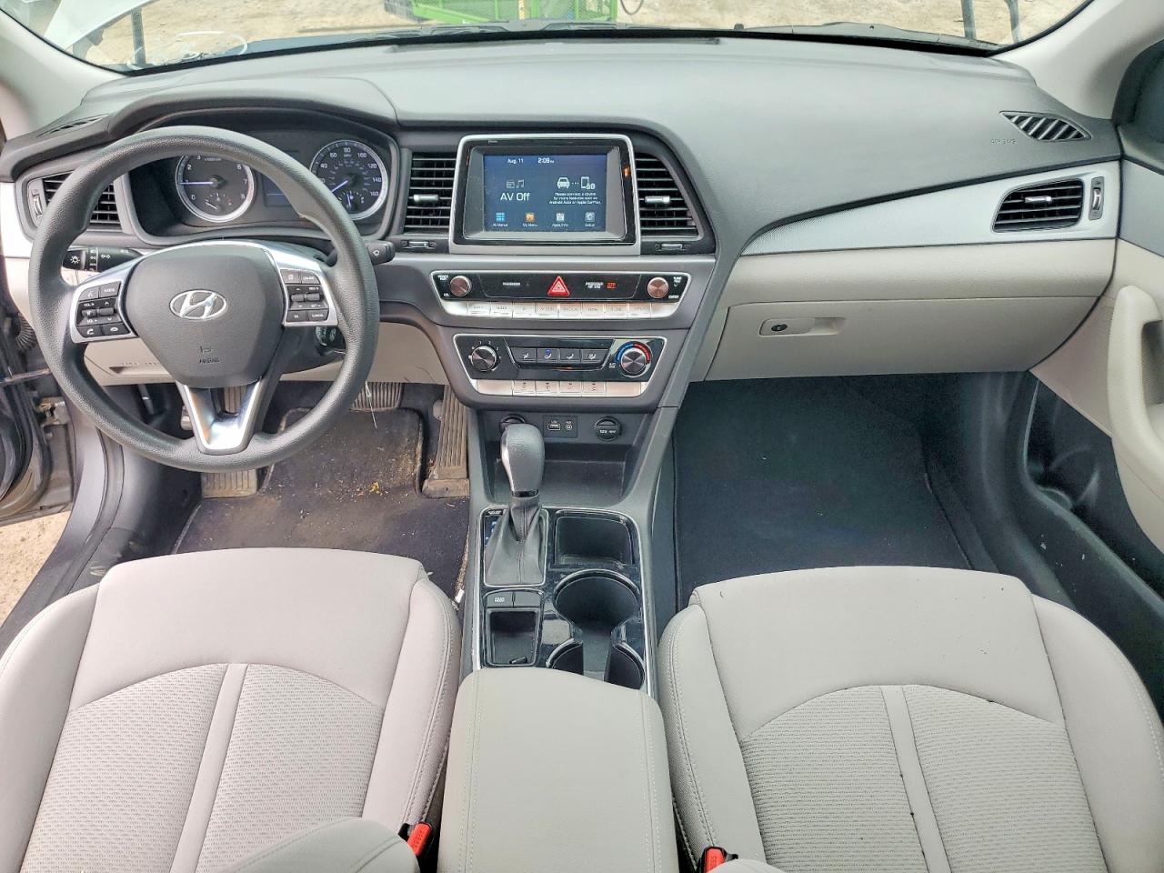 2018 Hyundai Sonata Se Серый vin: 5NPE24AF8JH710388