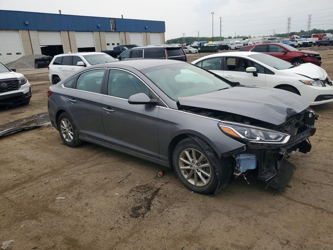 2018 Hyundai Sonata Se Серый vin: 5NPE24AF8JH710388