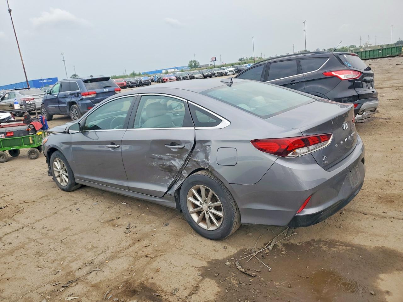 2018 Hyundai Sonata Se Серый vin: 5NPE24AF8JH710388