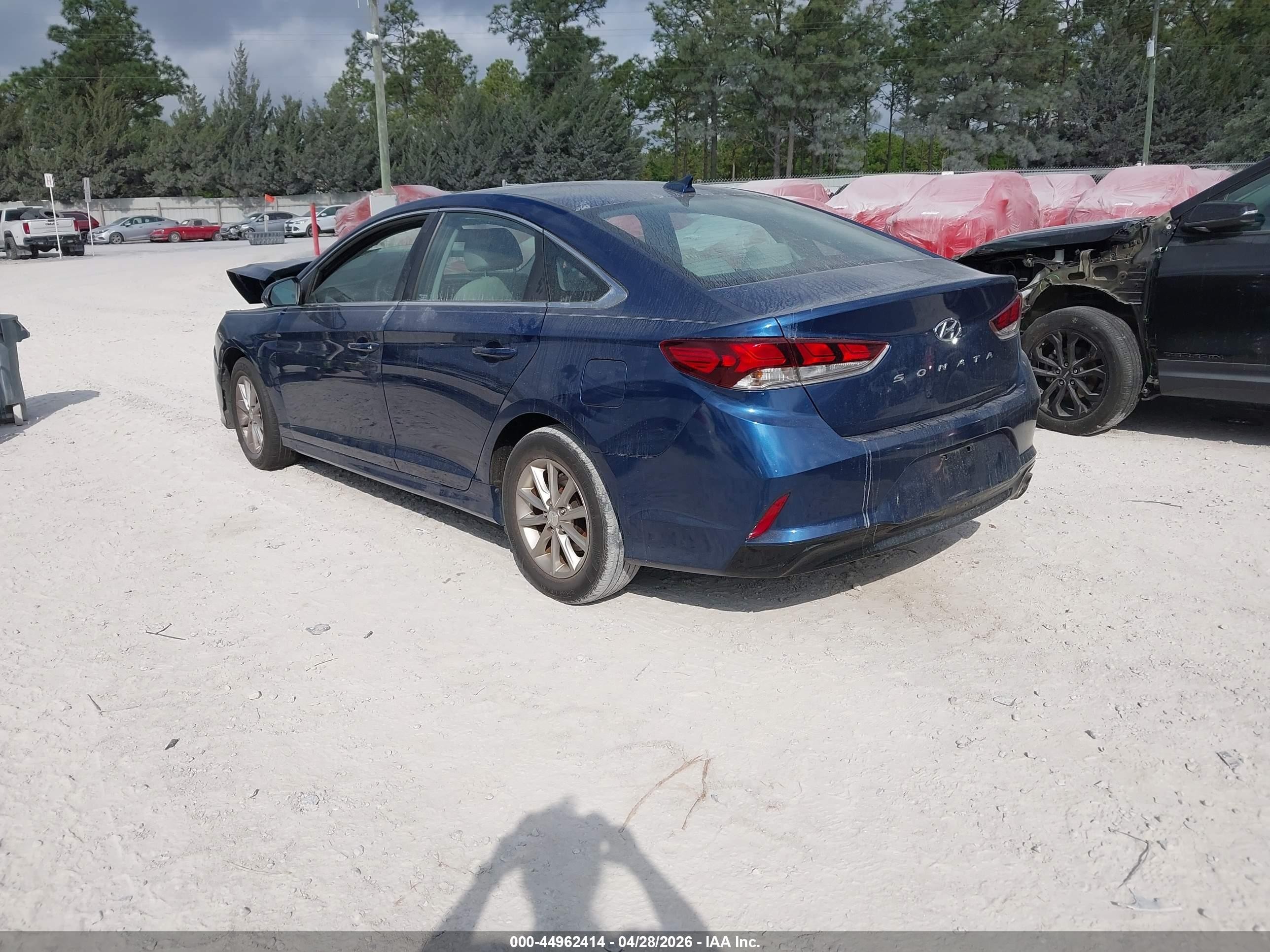 2019 Hyundai Sonata Se Blue vin: 5NPE24AF8KH792656