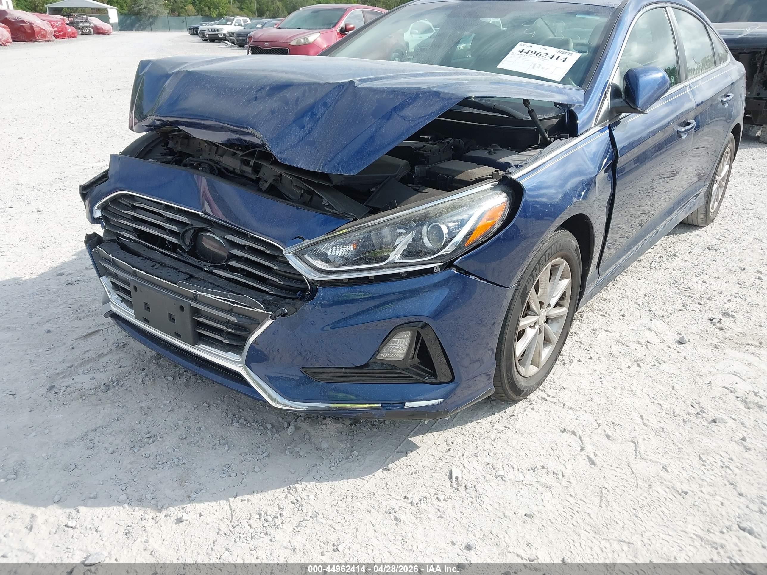 2019 Hyundai Sonata Se Blue vin: 5NPE24AF8KH792656
