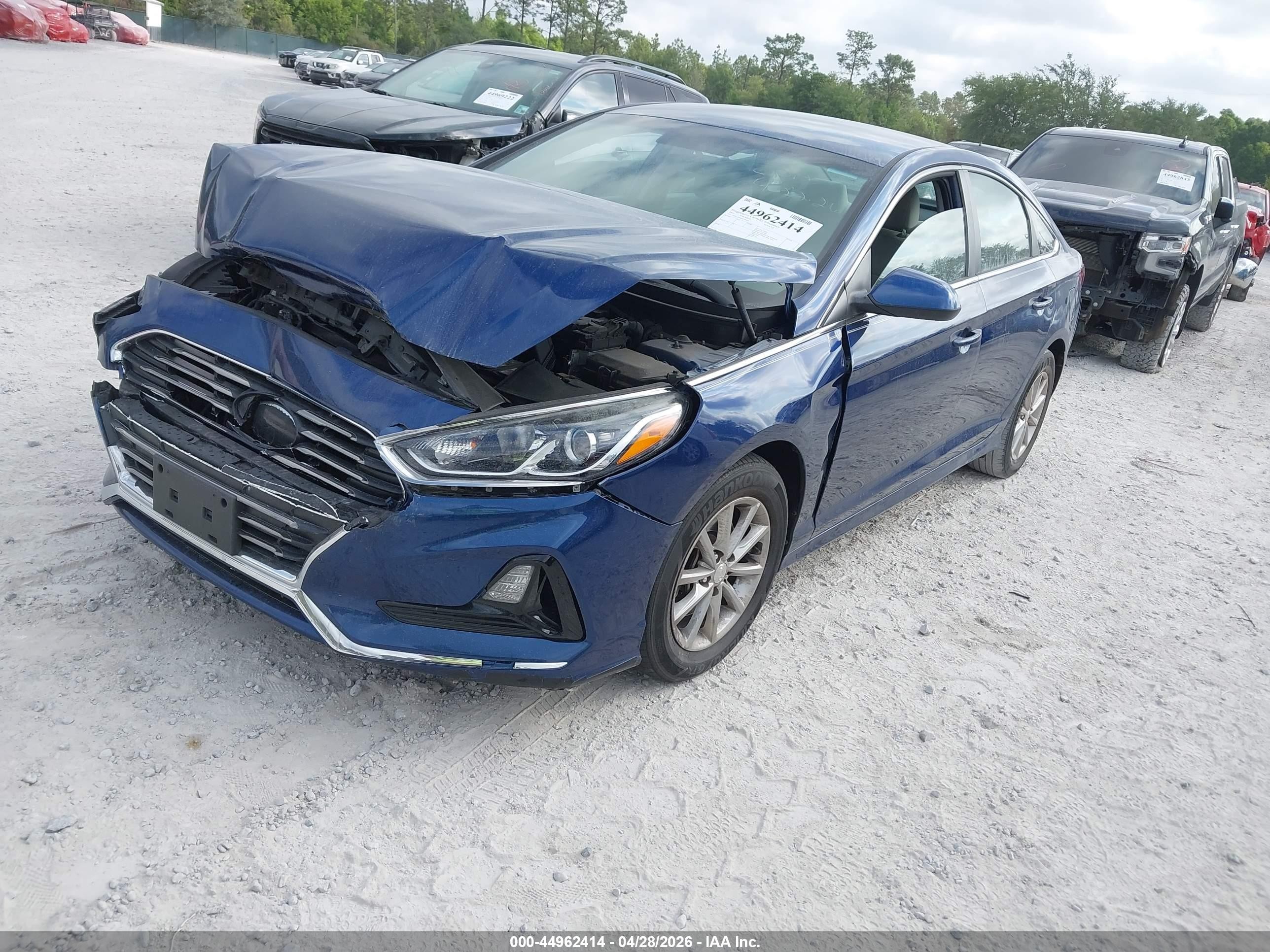 2019 Hyundai Sonata Se Blue vin: 5NPE24AF8KH792656