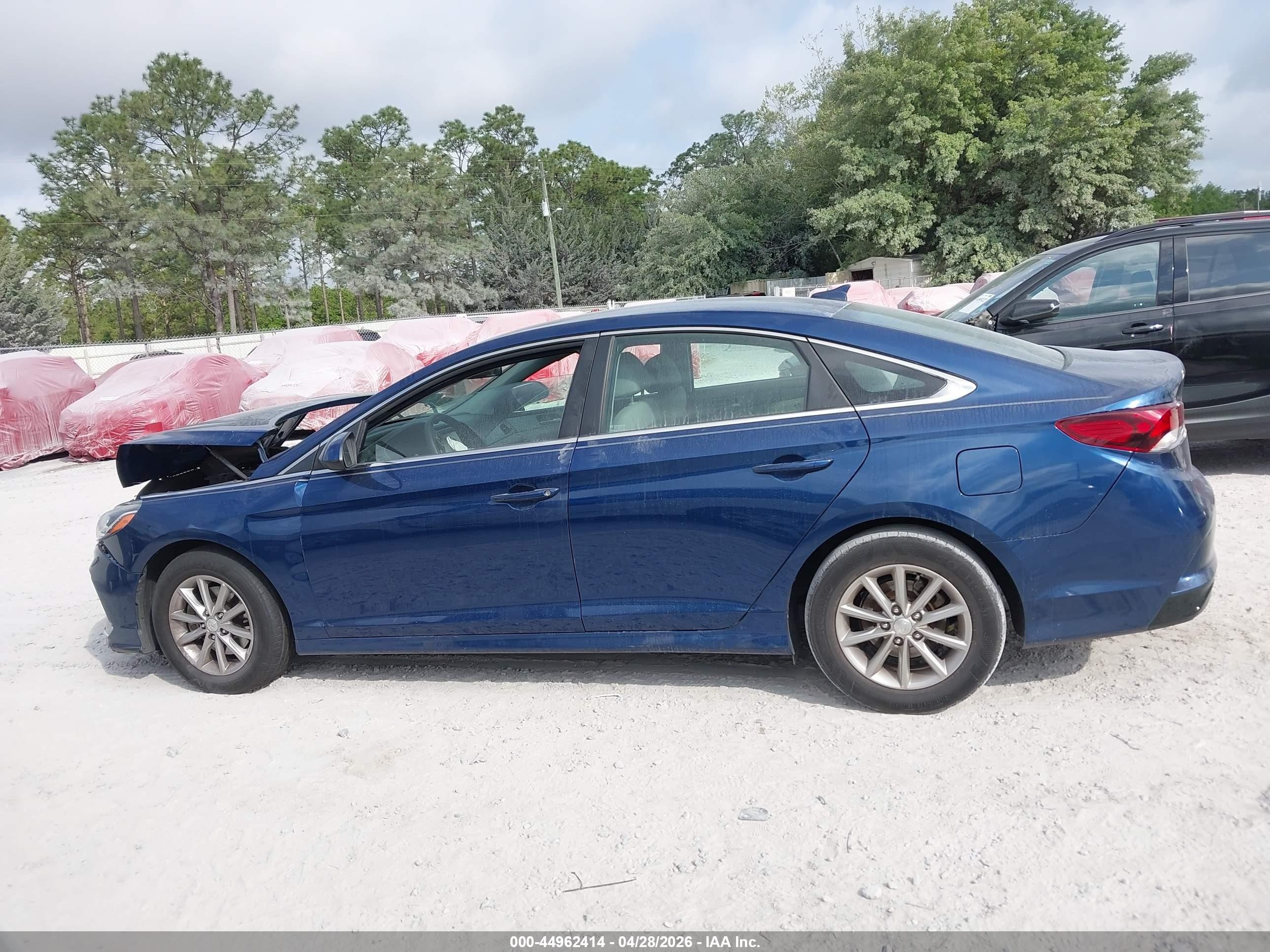 2019 Hyundai Sonata Se Blue vin: 5NPE24AF8KH792656