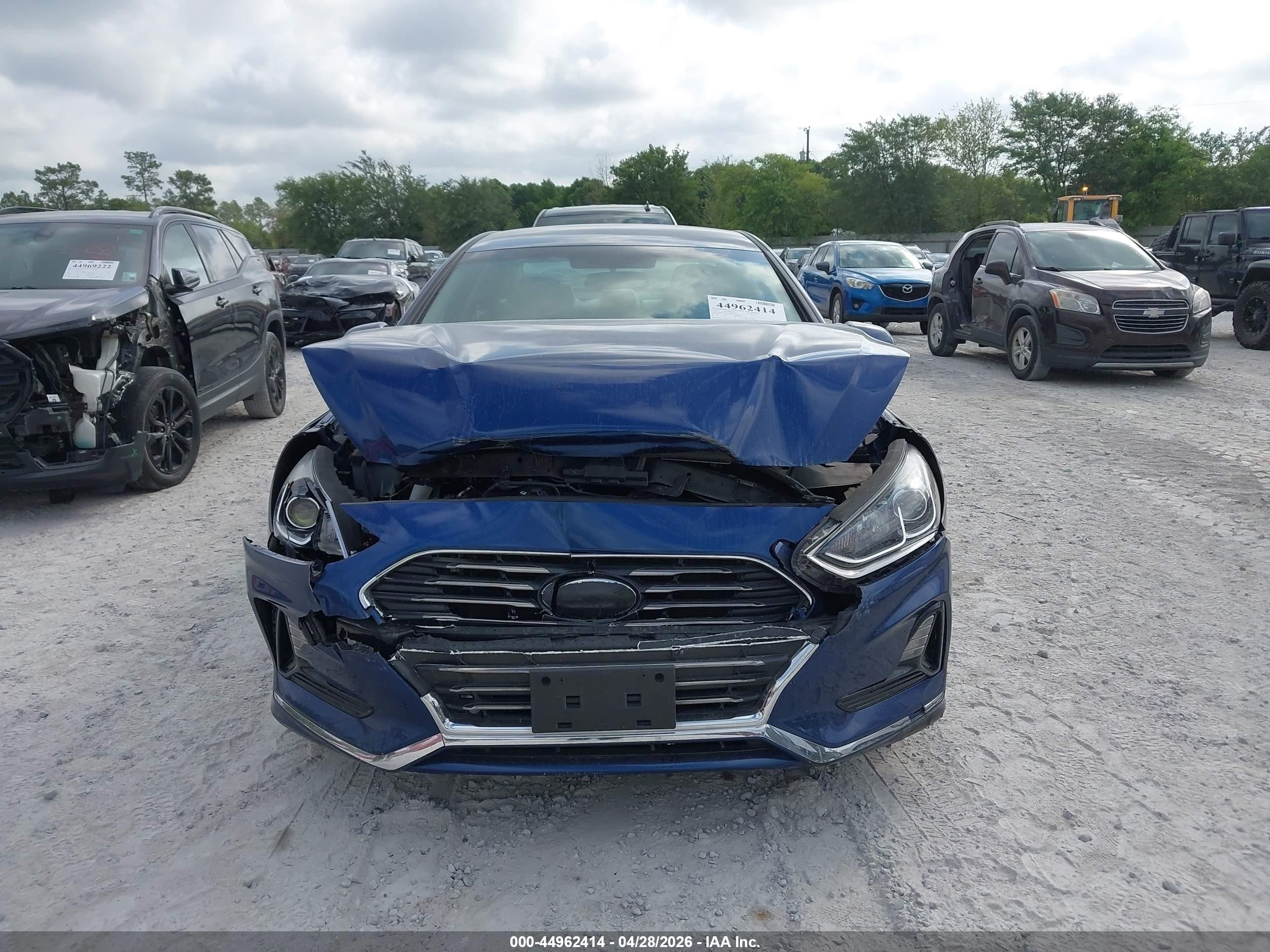 2019 Hyundai Sonata Se Blue vin: 5NPE24AF8KH792656
