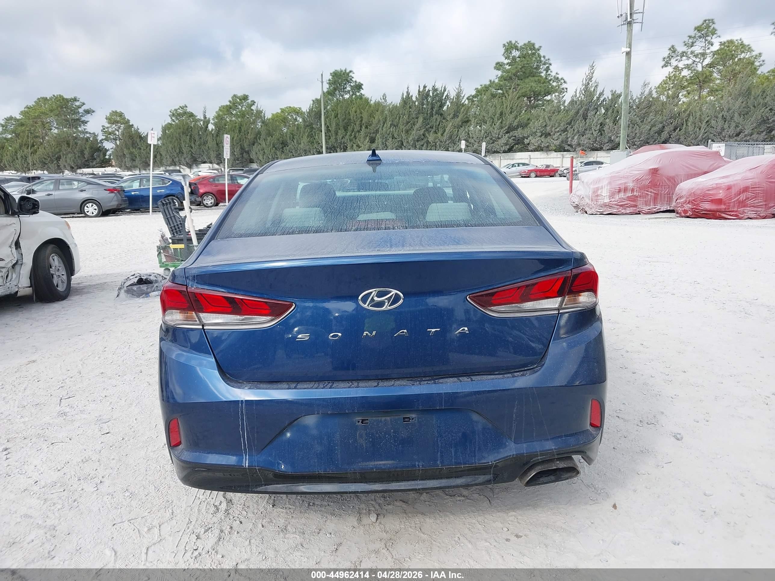 2019 Hyundai Sonata Se Blue vin: 5NPE24AF8KH792656