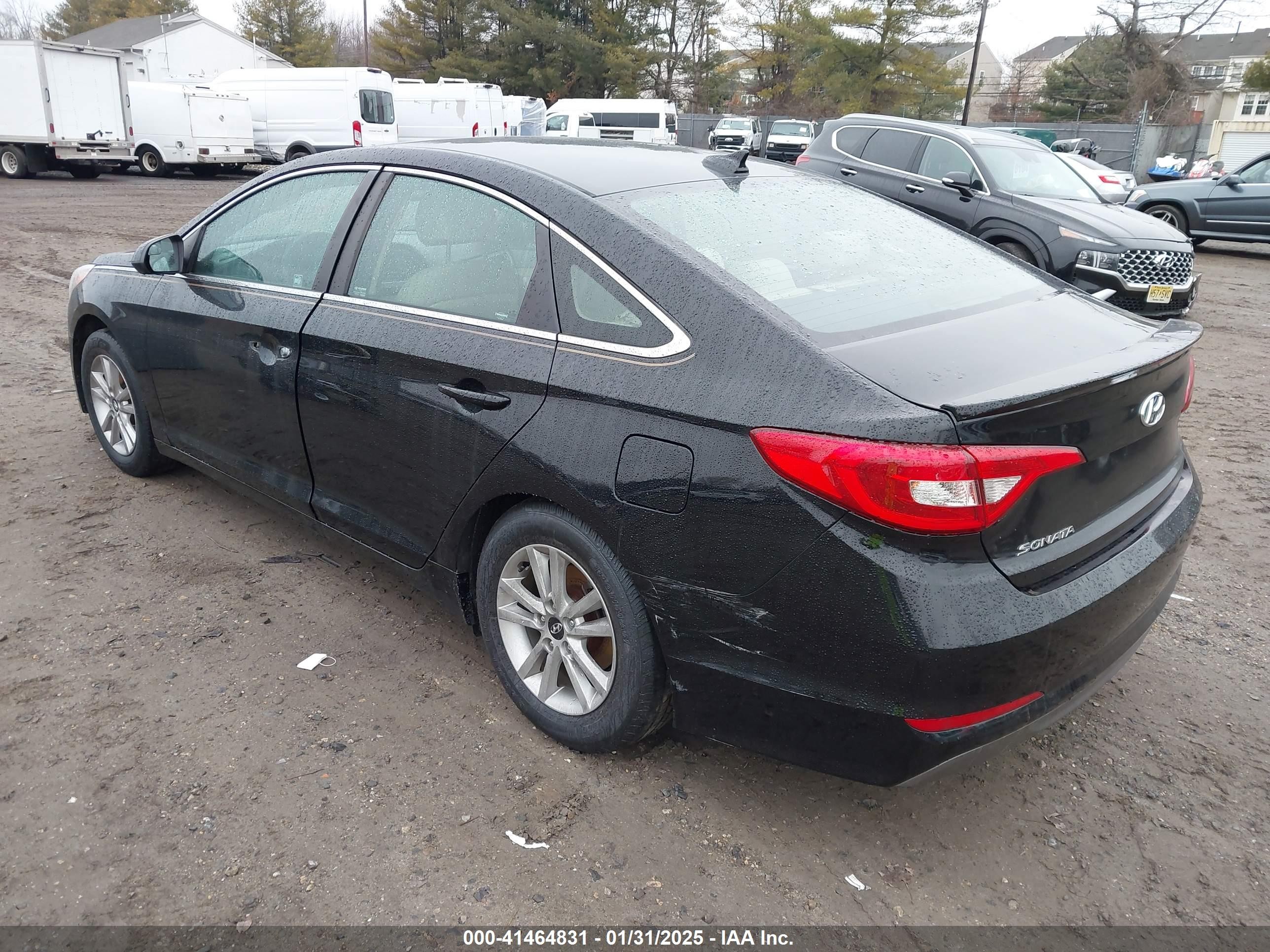 2015 Hyundai Sonata Se Black vin: 5NPE24AF9FH001590