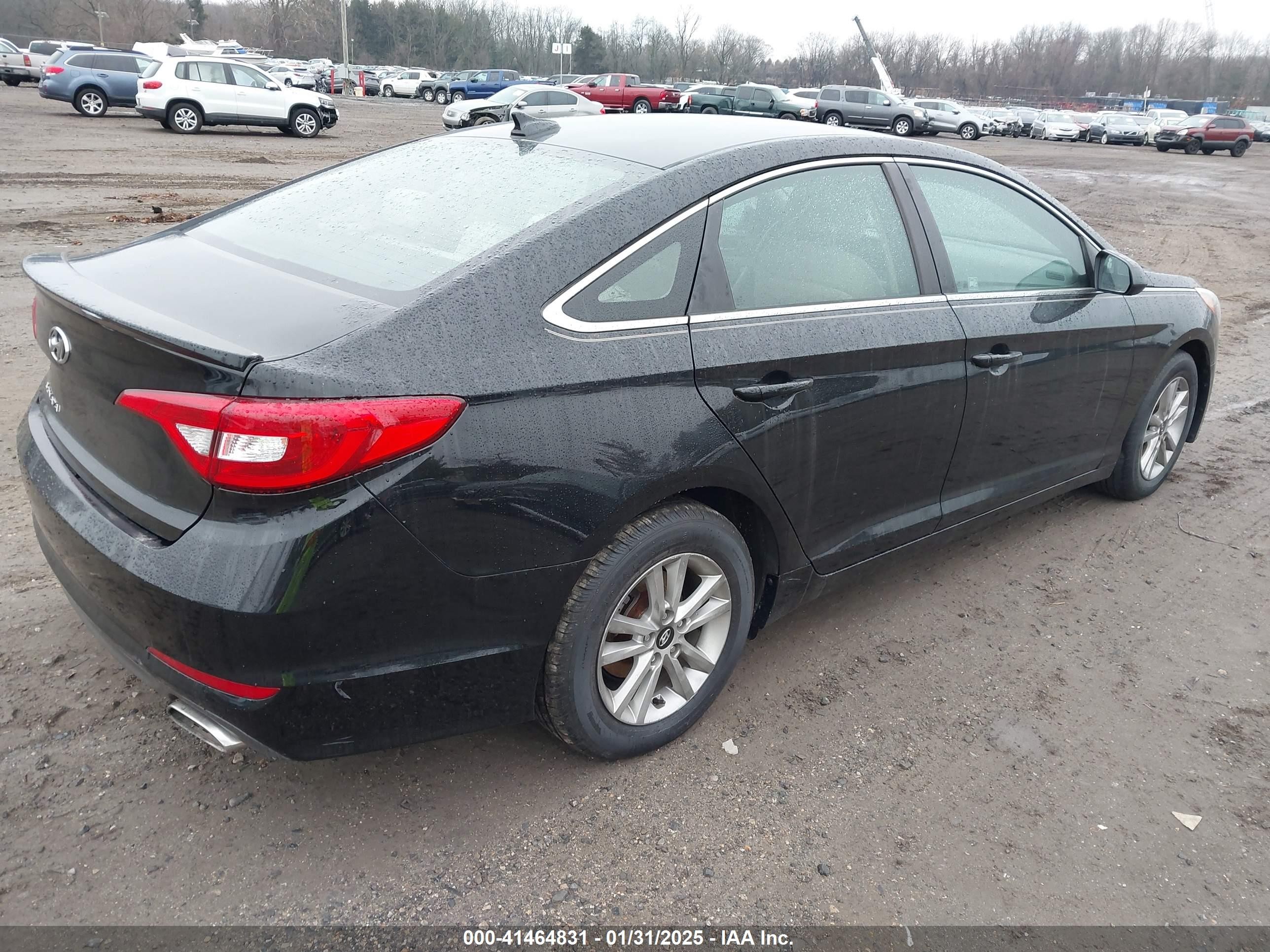 2015 Hyundai Sonata Se Black vin: 5NPE24AF9FH001590