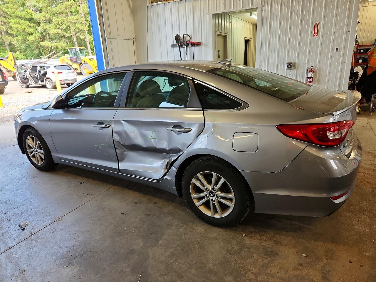 2015 Hyundai Sonata Se Gray vin: 5NPE24AF9FH002805