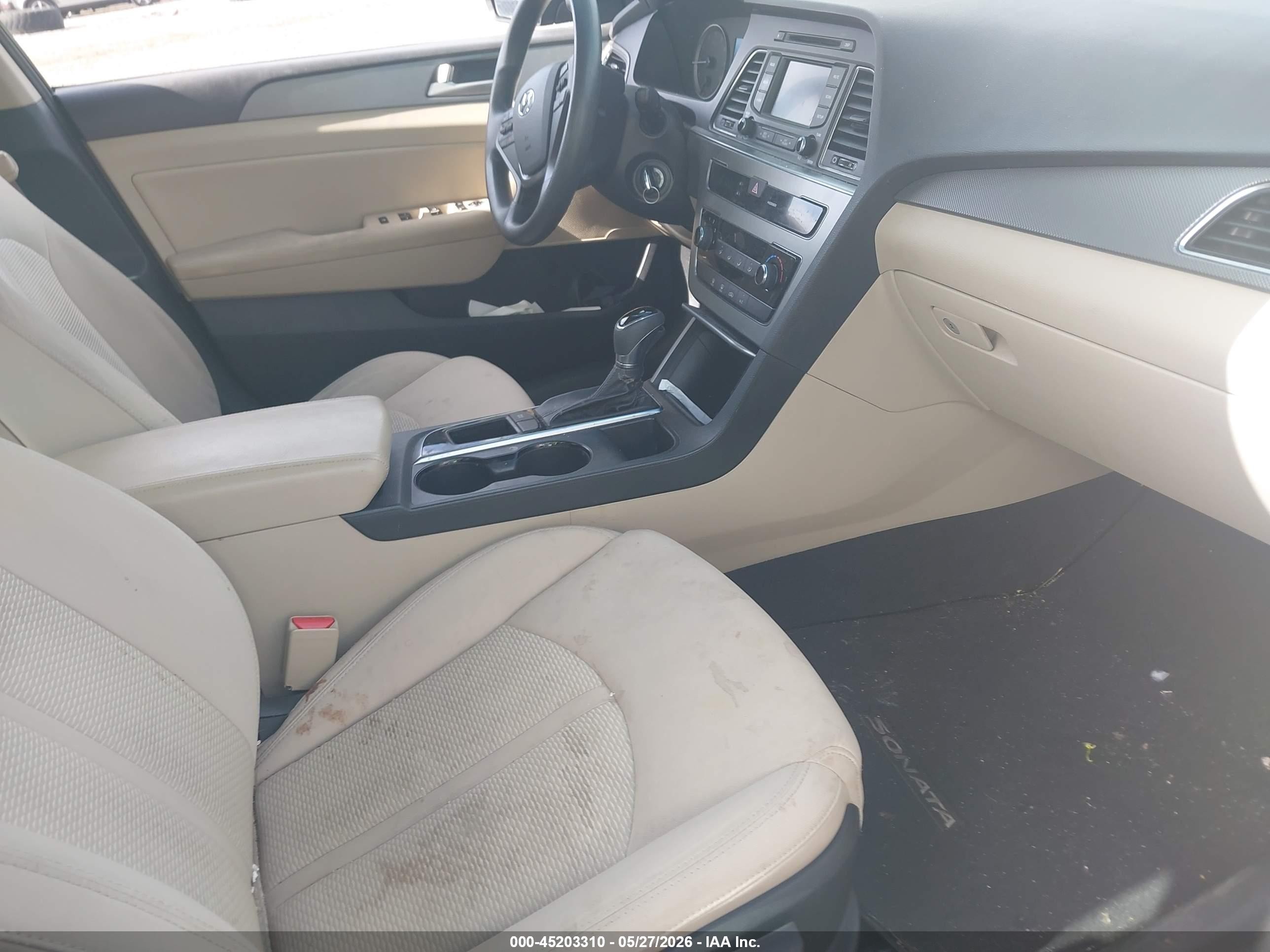 2015 Hyundai Sonata Se Black vin: 5NPE24AF9FH003677