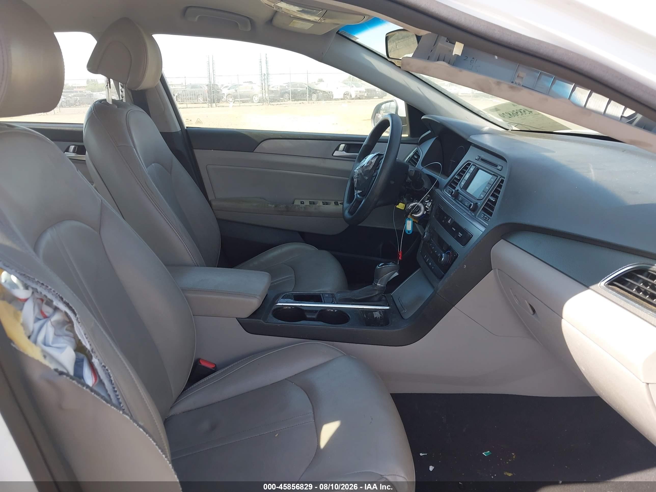 2015 Hyundai Sonata Se White vin: 5NPE24AF9FH010550