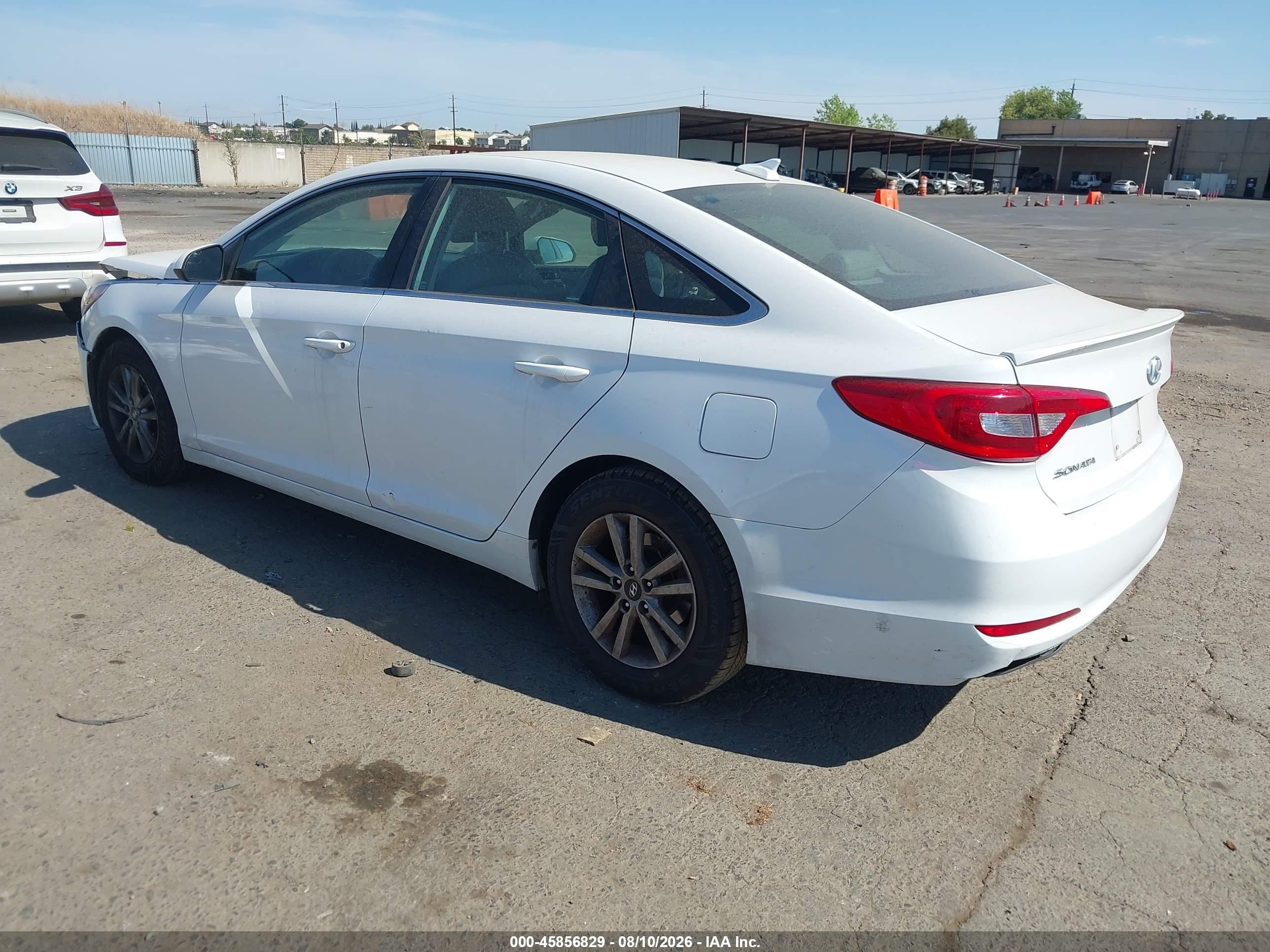 2015 Hyundai Sonata Se White vin: 5NPE24AF9FH010550