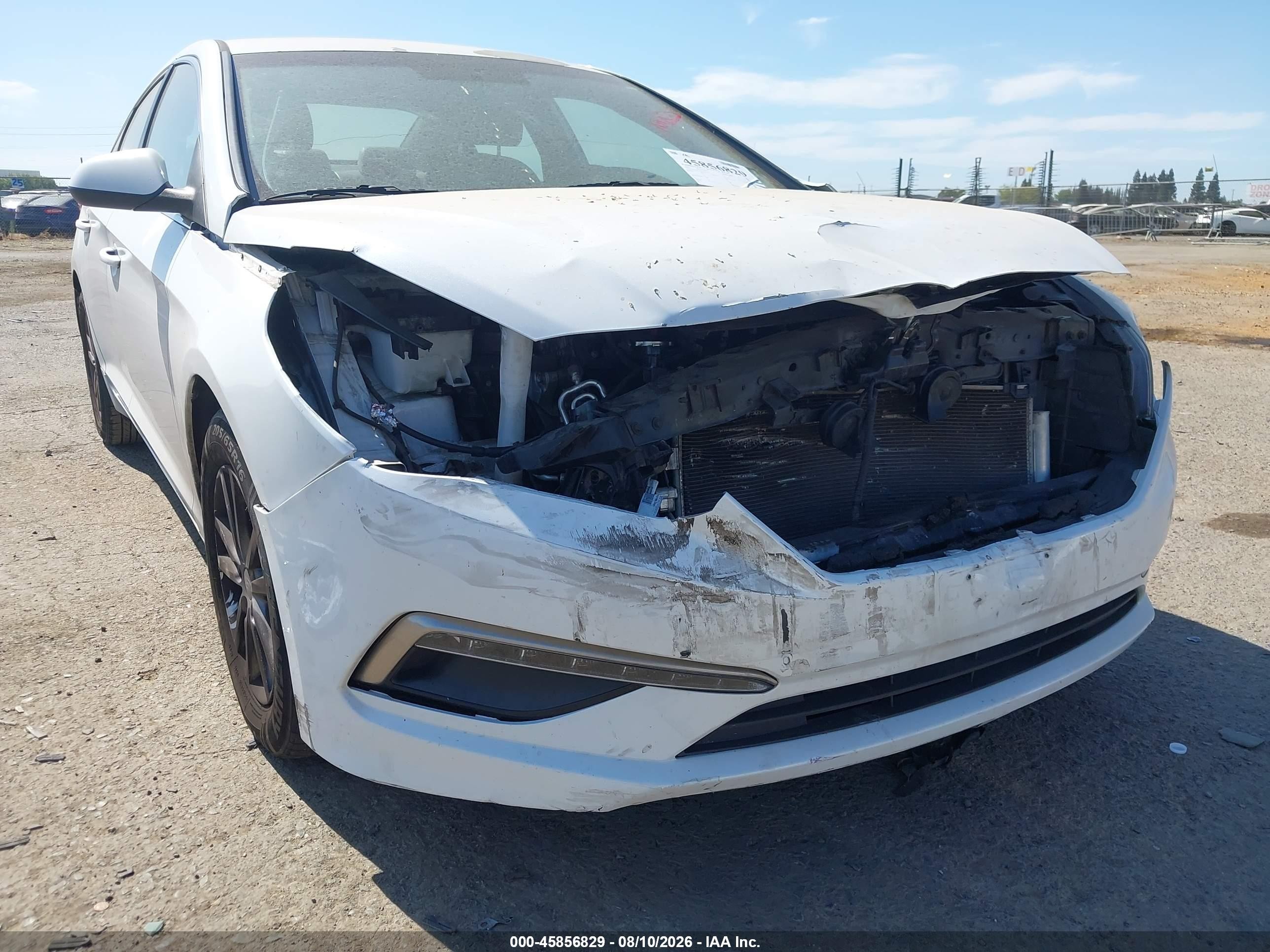 2015 Hyundai Sonata Se White vin: 5NPE24AF9FH010550