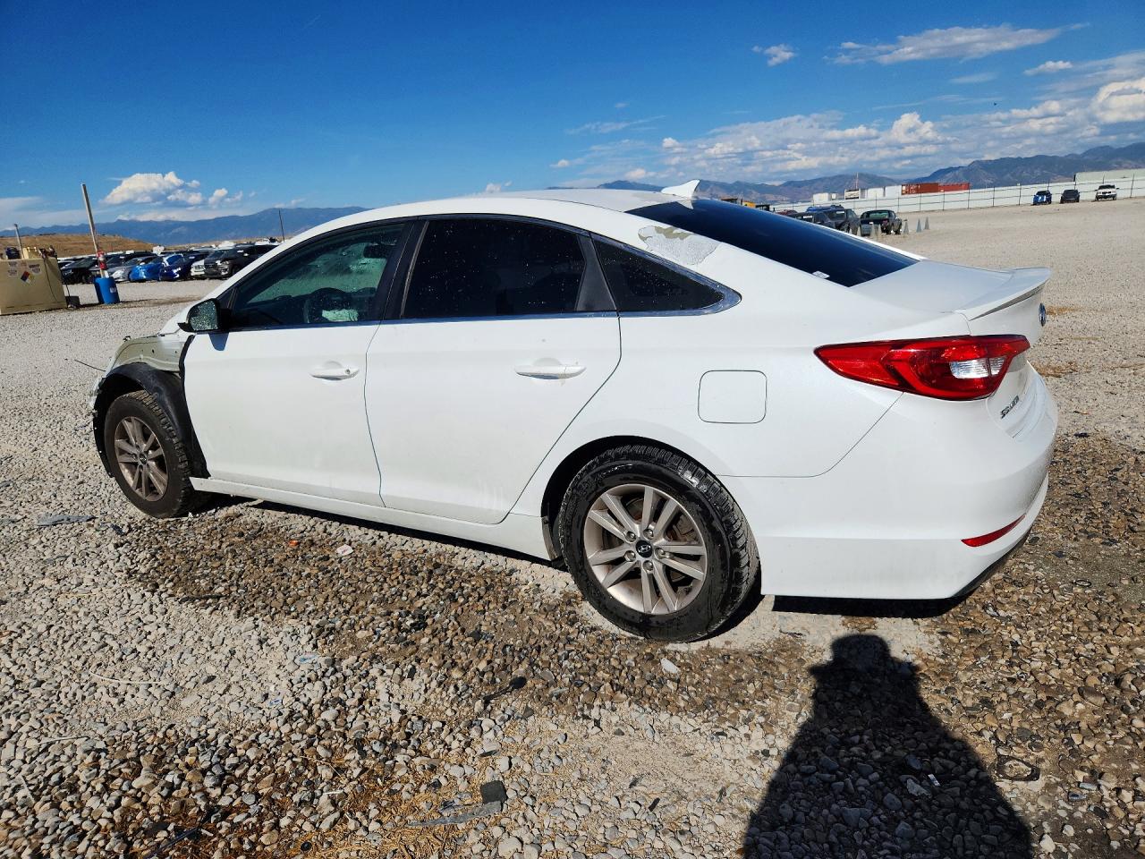 2015 Hyundai Sonata Se White vin: 5NPE24AF9FH015893