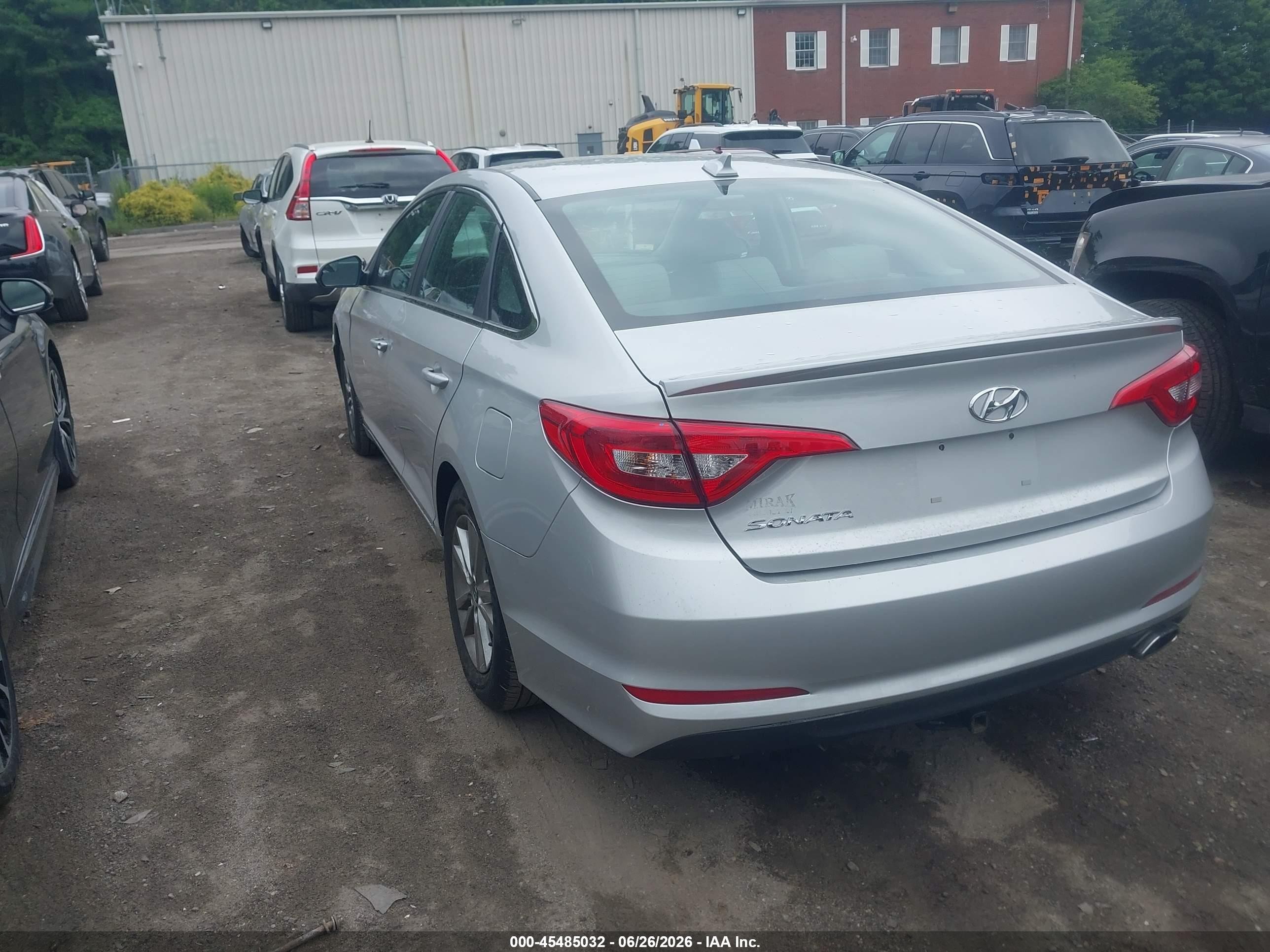 2015 Hyundai Sonata Se Silver vin: 5NPE24AF9FH019829
