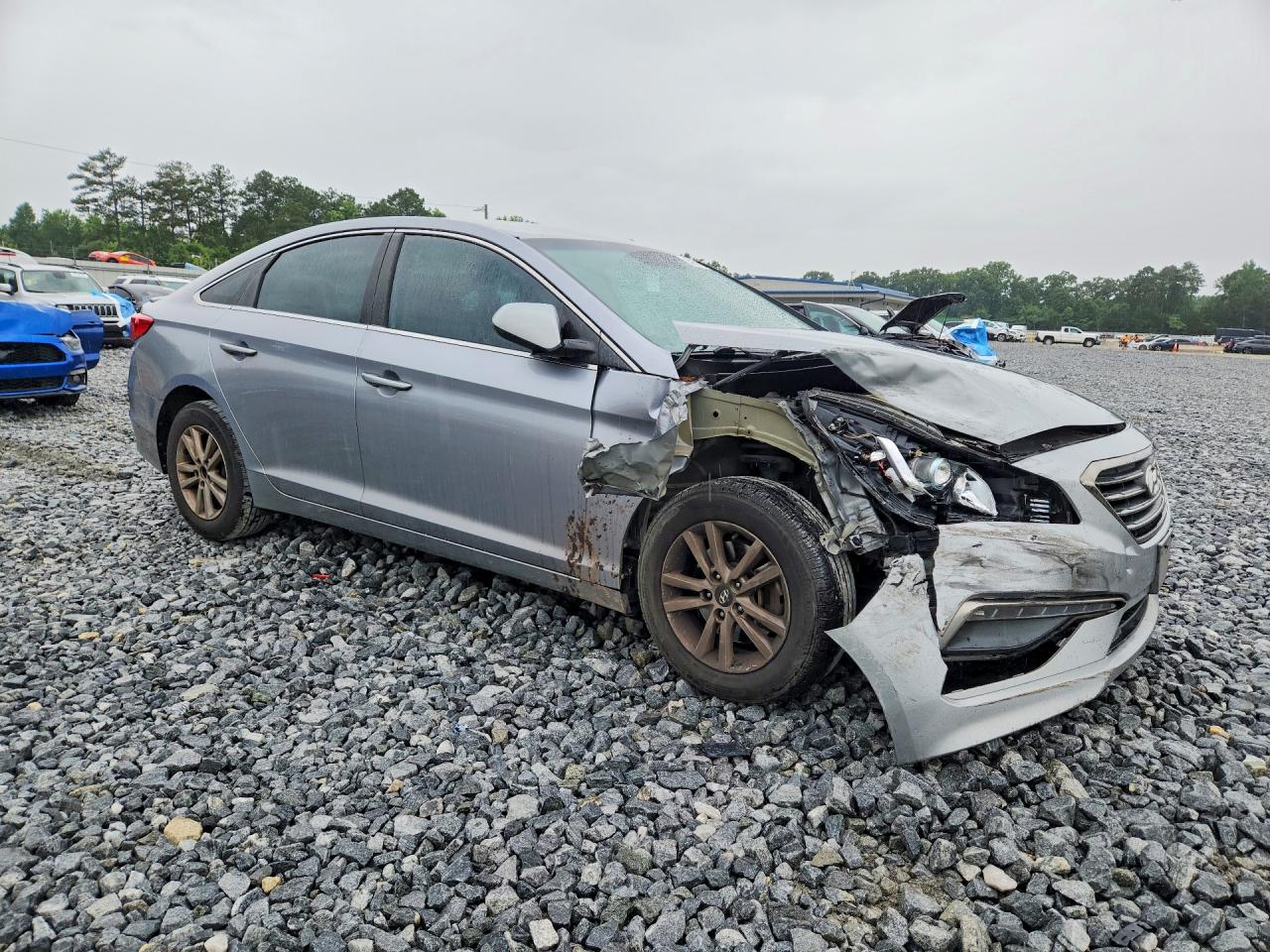2015 Hyundai Sonata Se Silver vin: 5NPE24AF9FH024514