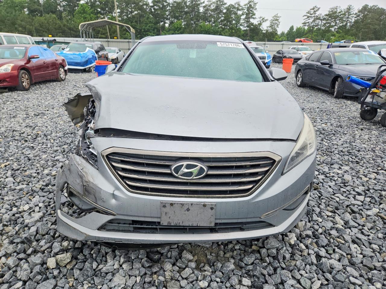 2015 Hyundai Sonata Se Silver vin: 5NPE24AF9FH024514