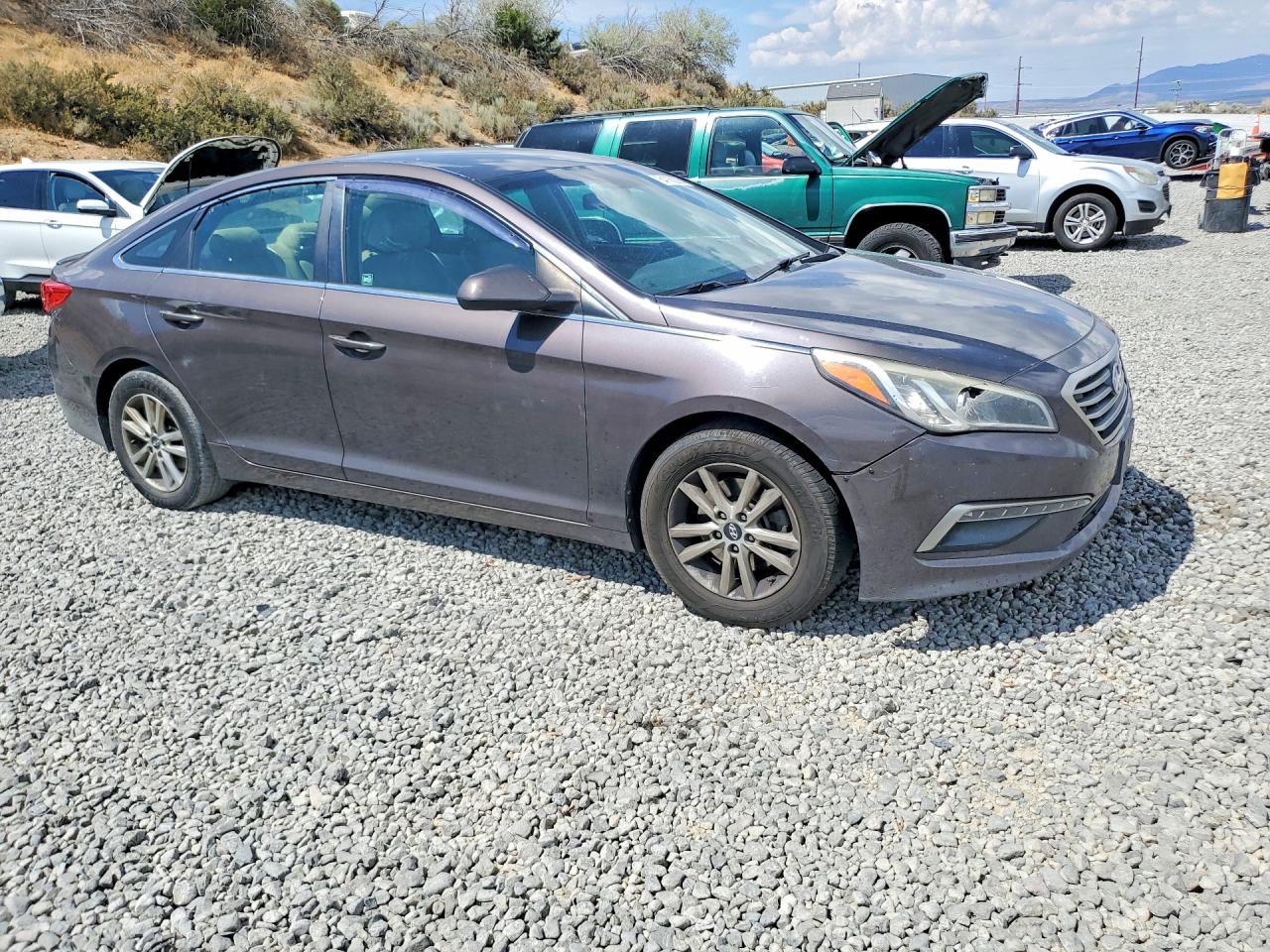 2015 Hyundai Sonata Se Brown vin: 5NPE24AF9FH026909