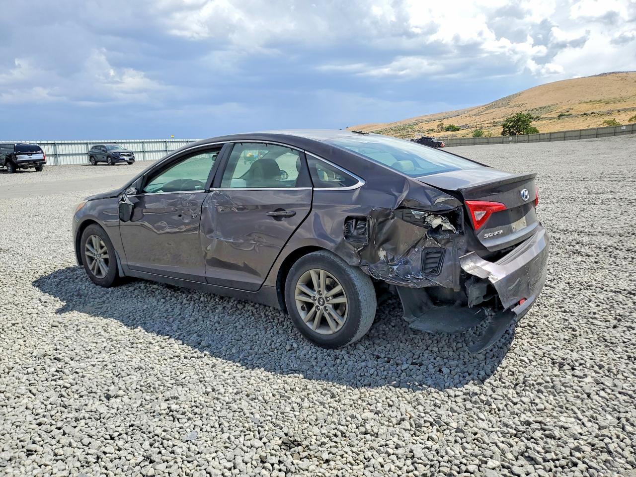 2015 Hyundai Sonata Se Brown vin: 5NPE24AF9FH026909