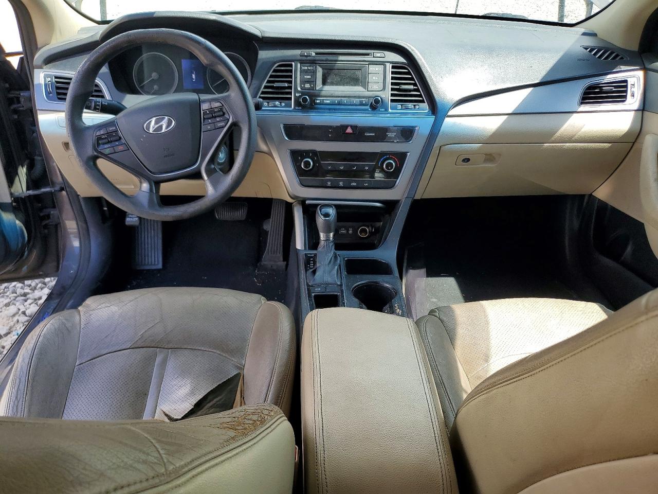 2015 Hyundai Sonata Se Brown vin: 5NPE24AF9FH026909