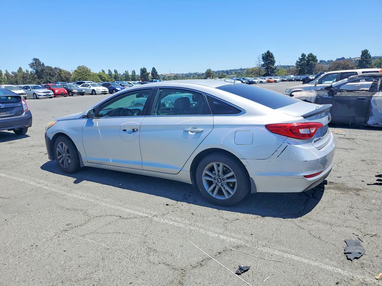 2015 Hyundai Sonata Se Silver vin: 5NPE24AF9FH039174