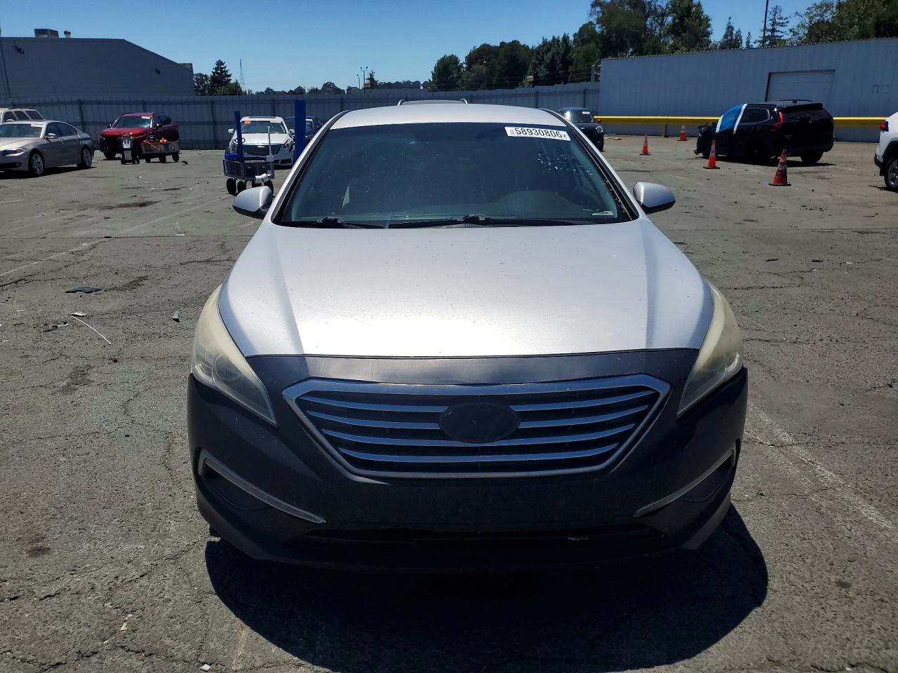 2015 Hyundai Sonata Se Silver vin: 5NPE24AF9FH039174