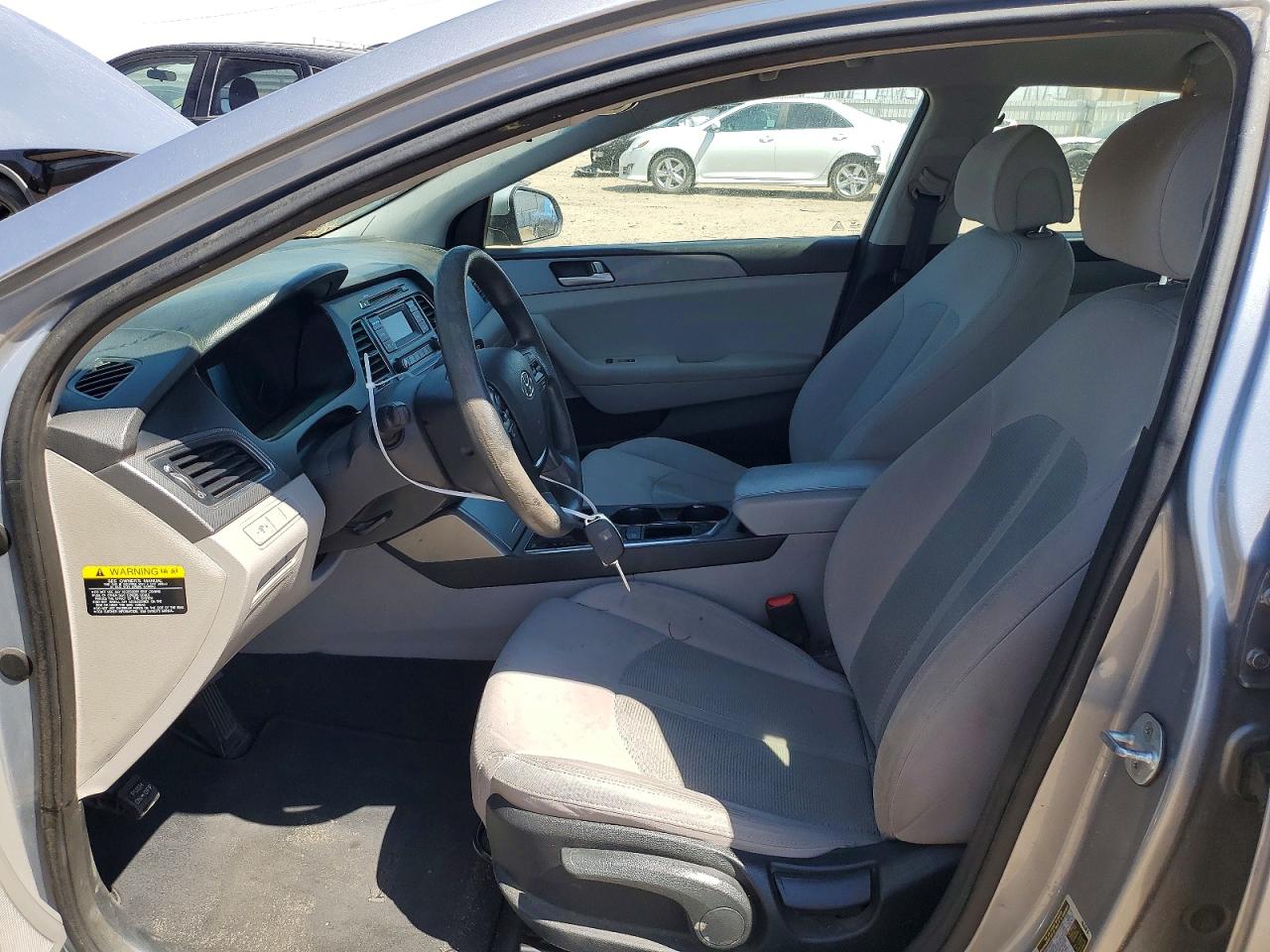 2015 Hyundai Sonata Se Gray vin: 5NPE24AF9FH039806