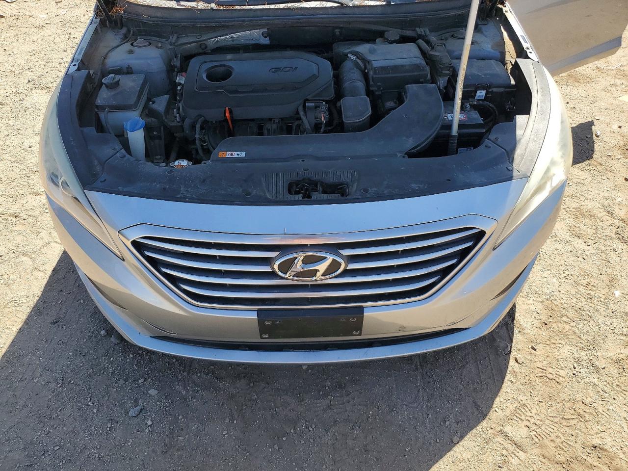 2015 Hyundai Sonata Se Gray vin: 5NPE24AF9FH039806