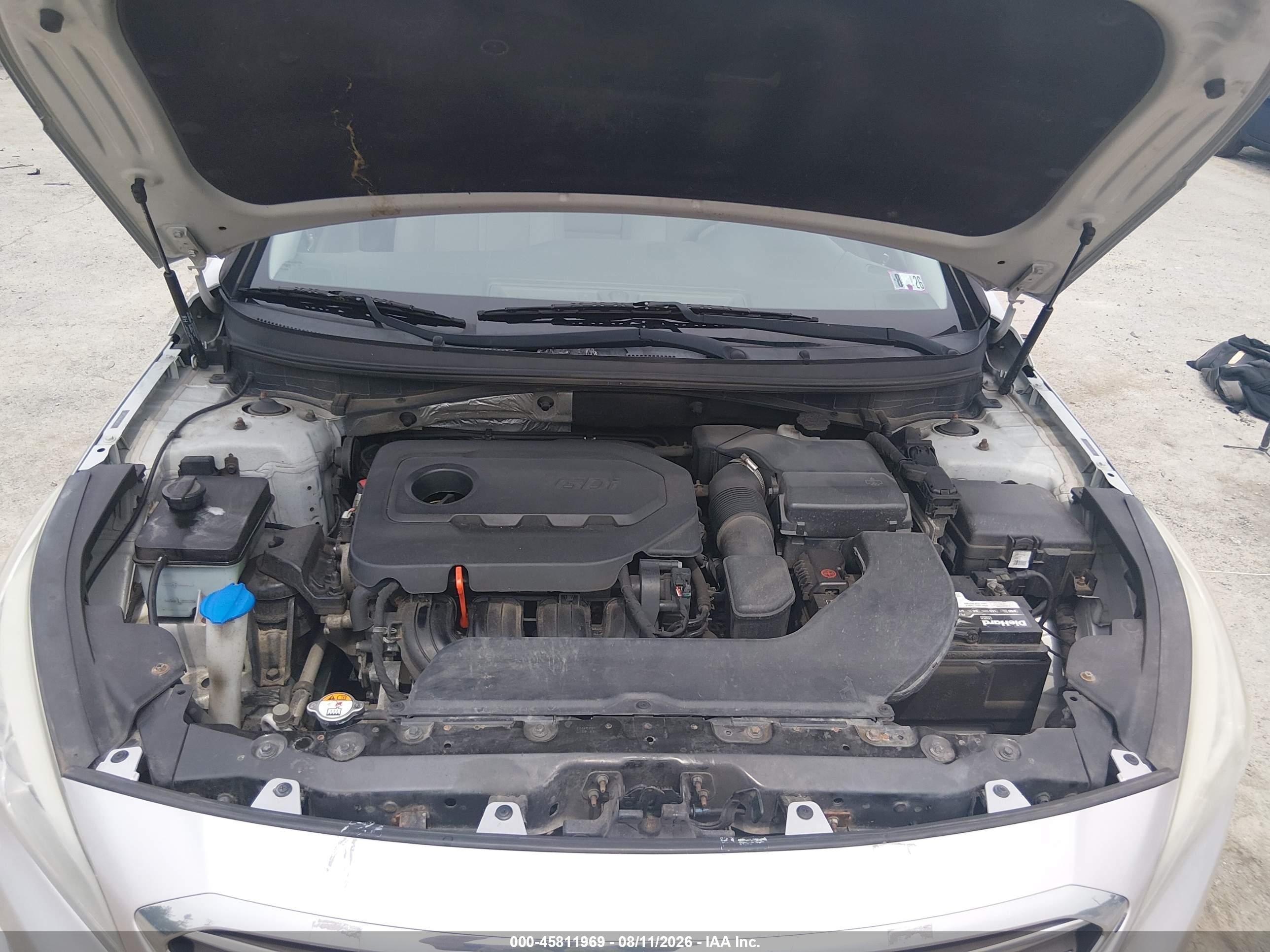 2015 Hyundai Sonata Se Silver vin: 5NPE24AF9FH040325