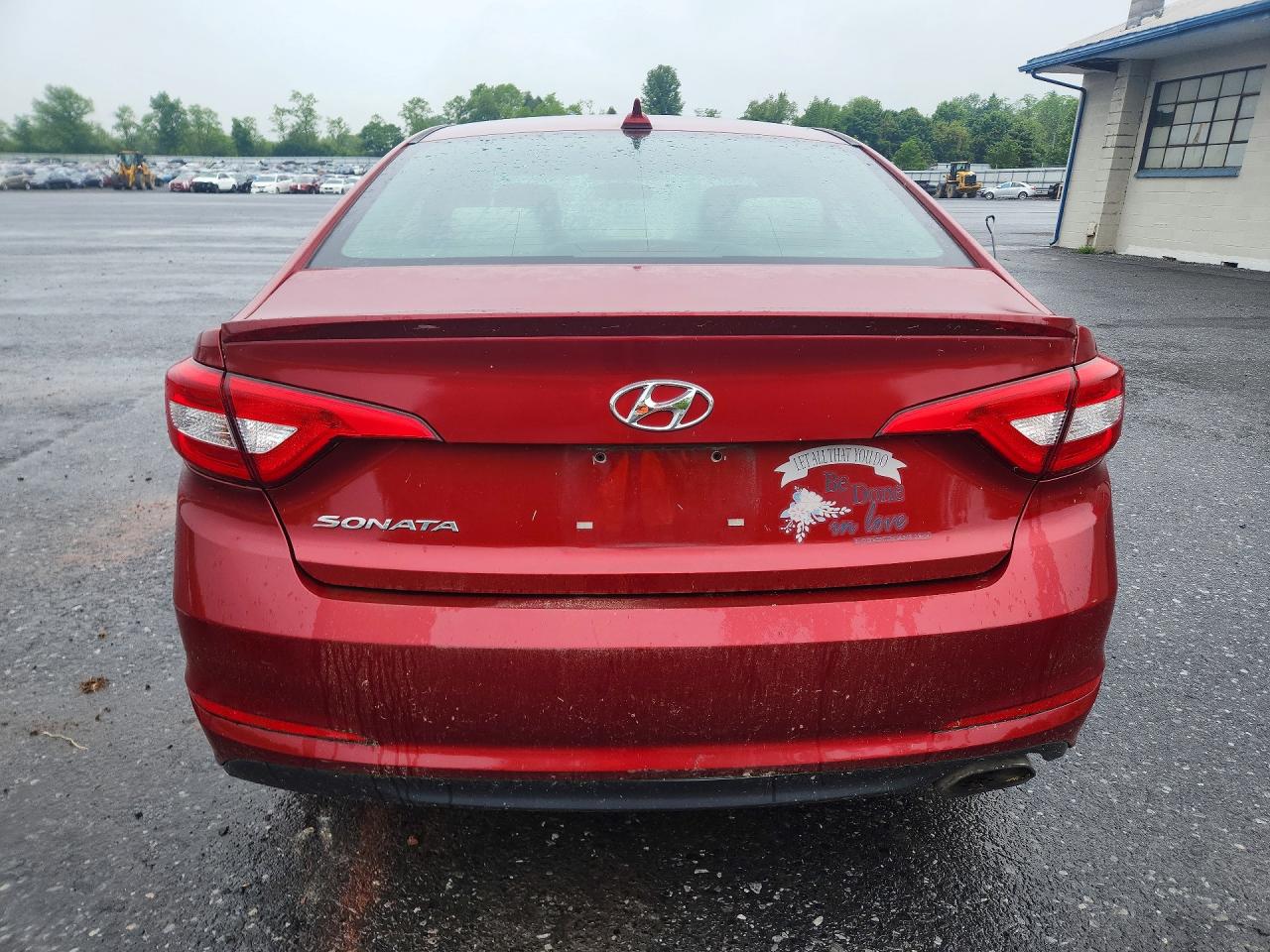 2015 Hyundai Sonata Se Burgundy vin: 5NPE24AF9FH040471