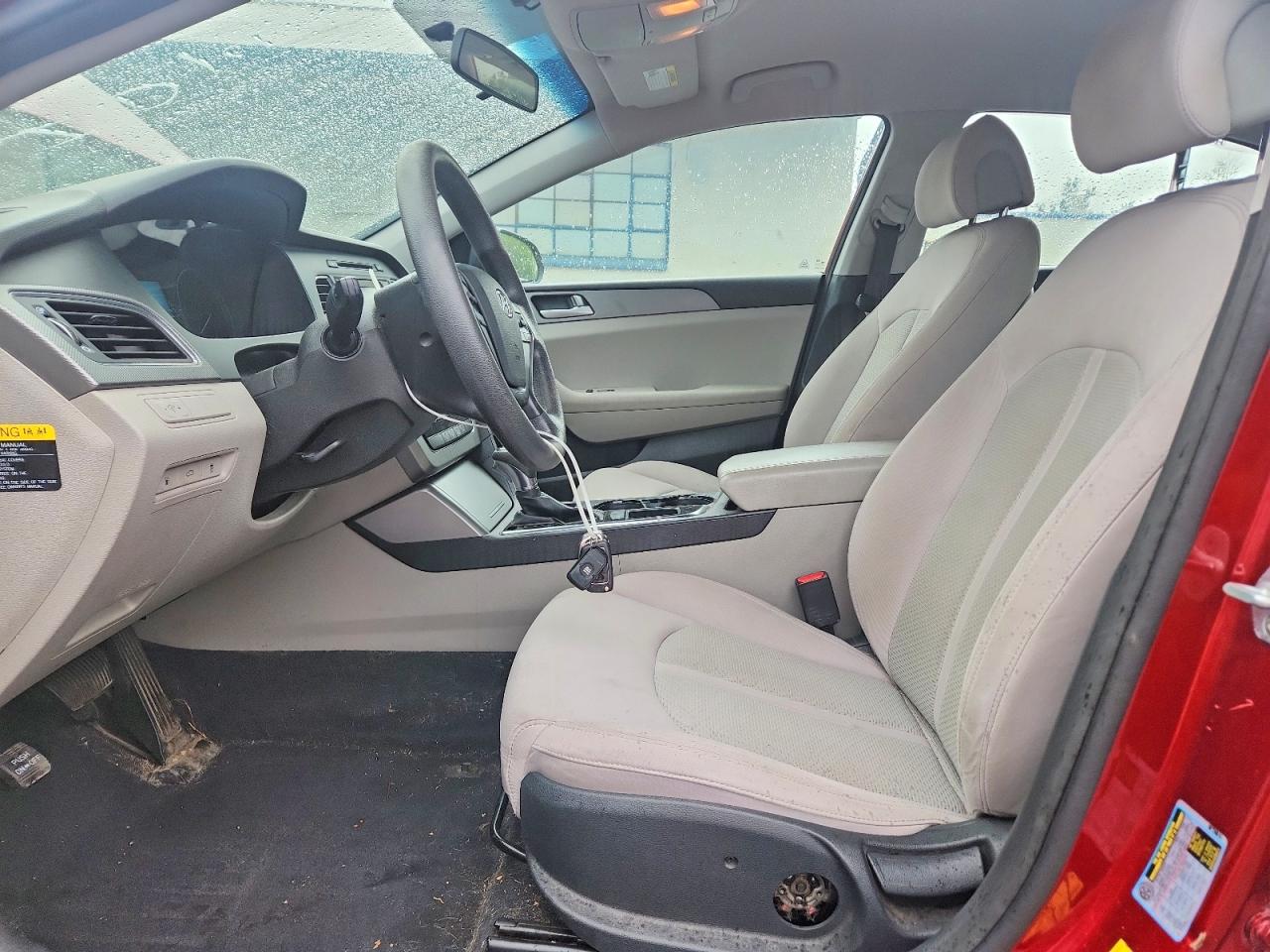 2015 Hyundai Sonata Se Burgundy vin: 5NPE24AF9FH040471