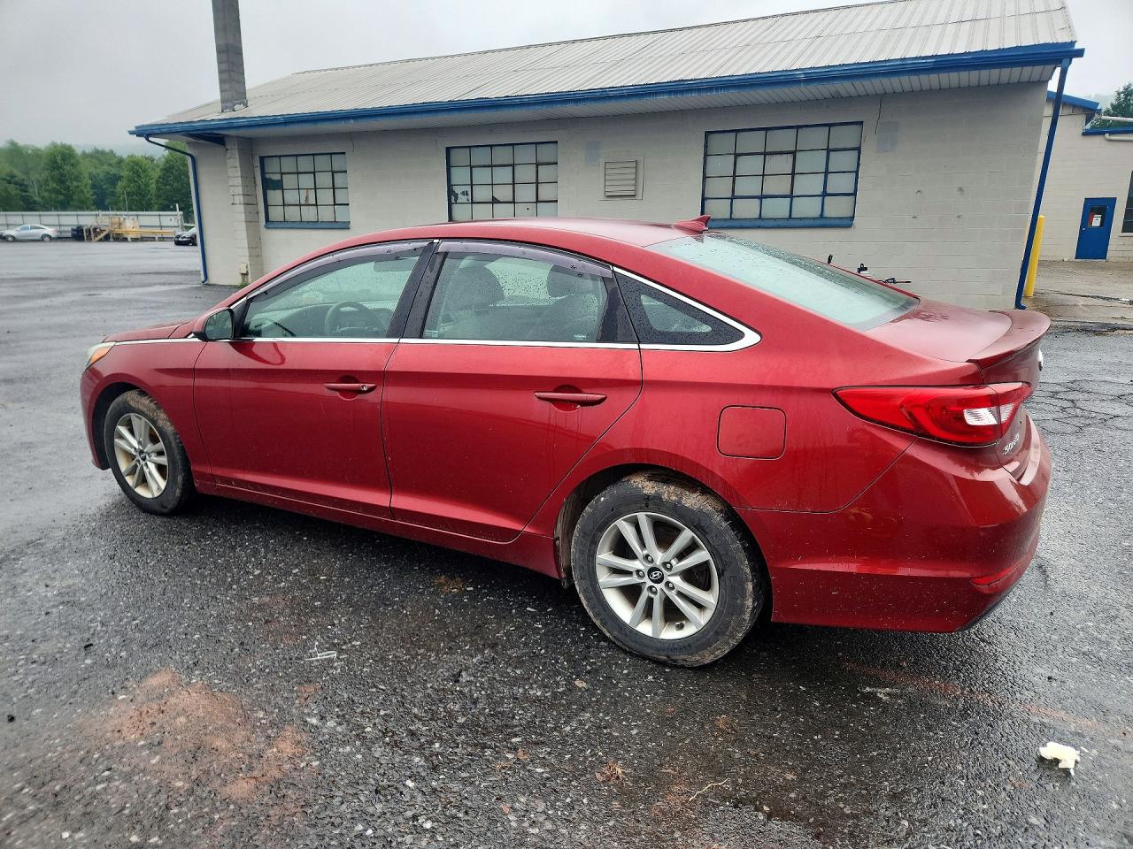 2015 Hyundai Sonata Se Burgundy vin: 5NPE24AF9FH040471