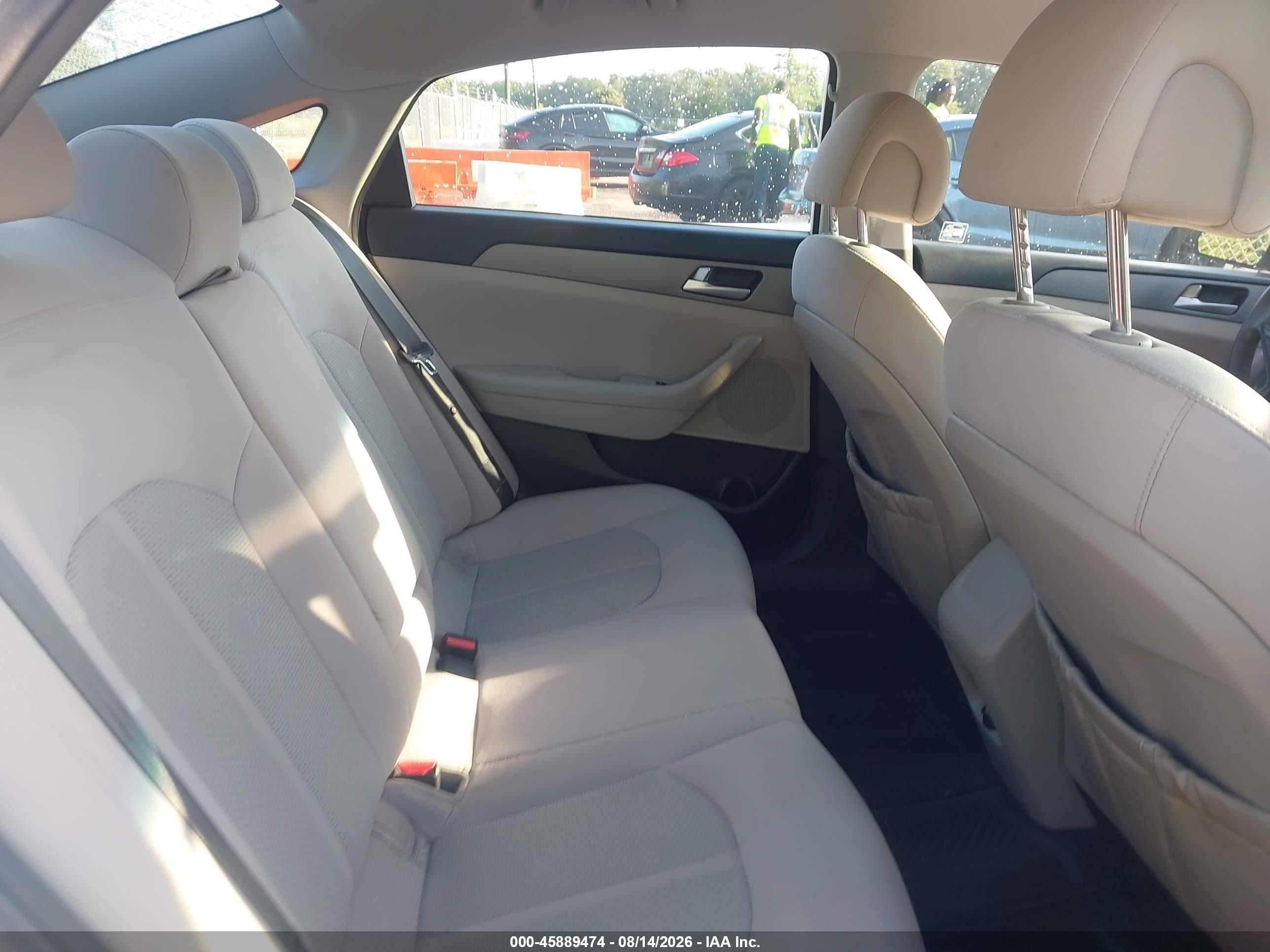 2015 Hyundai Sonata Se White vin: 5NPE24AF9FH042446