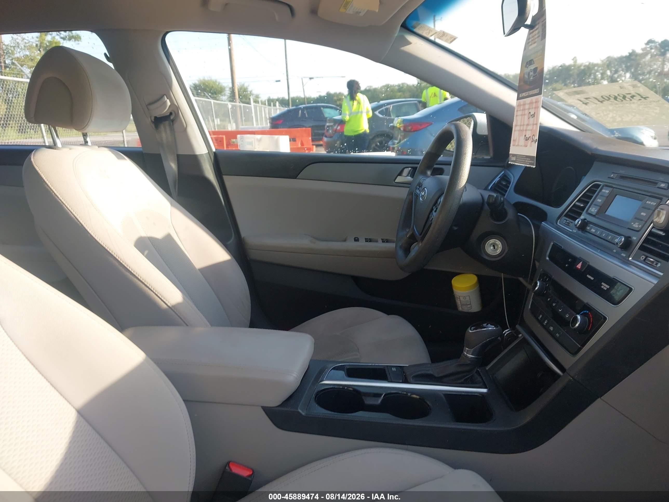 2015 Hyundai Sonata Se White vin: 5NPE24AF9FH042446