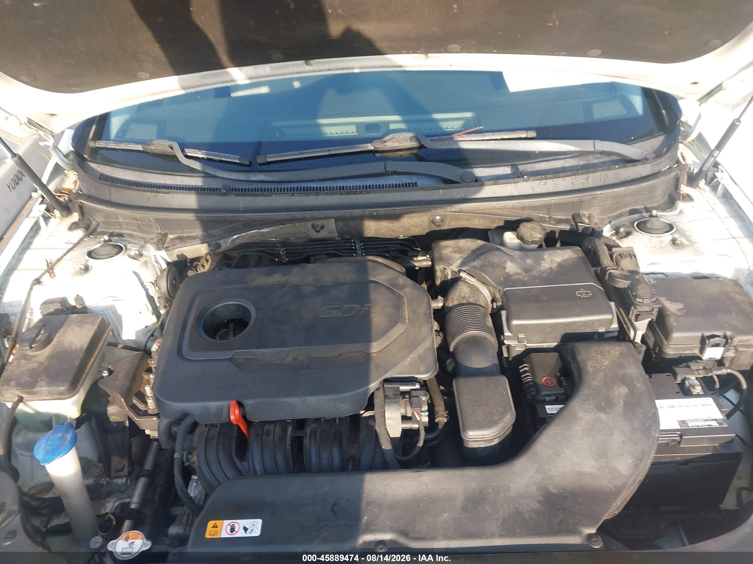 2015 Hyundai Sonata Se White vin: 5NPE24AF9FH042446