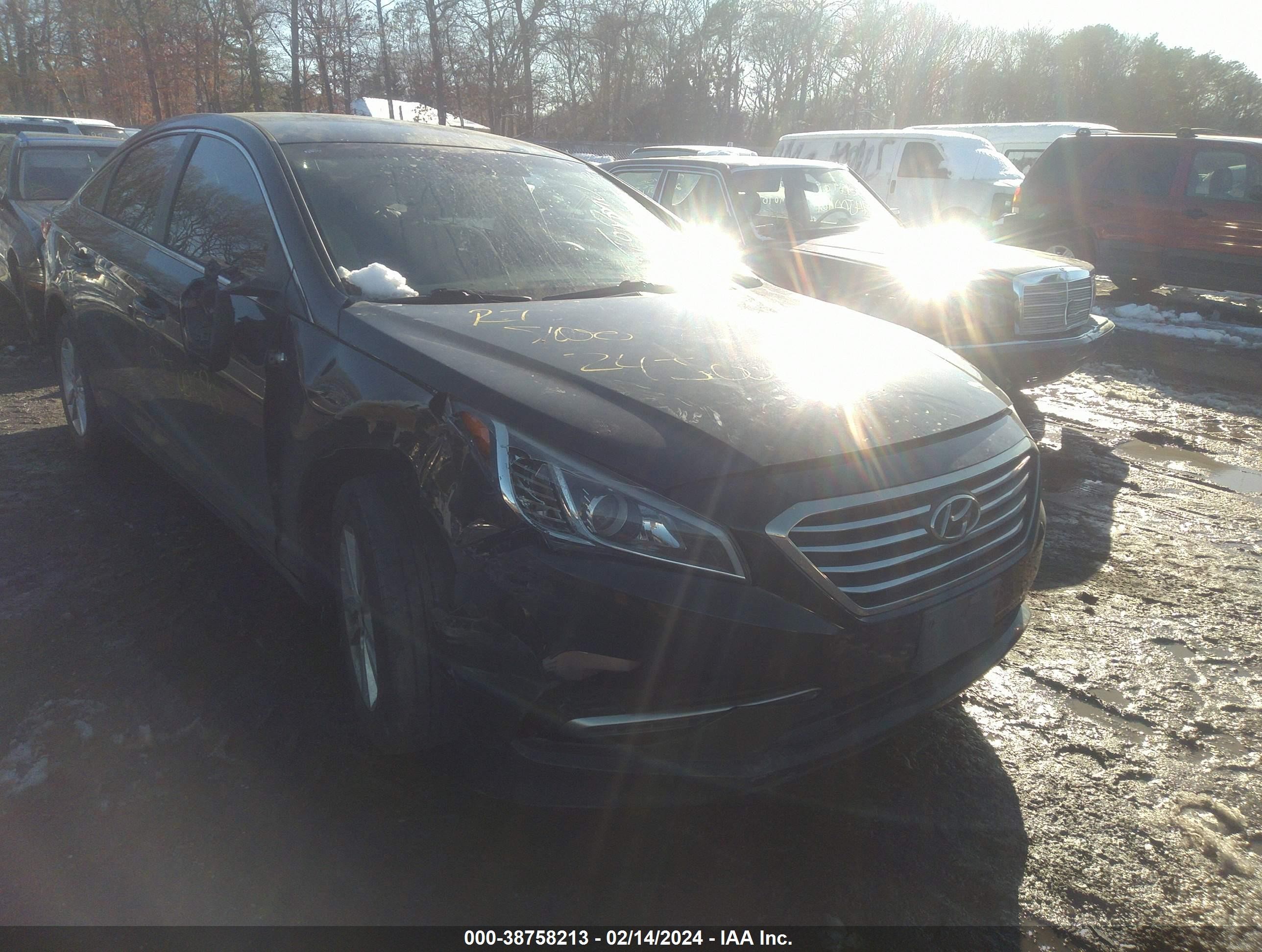 2015 Hyundai Sonata Se Black vin: 5NPE24AF9FH062311