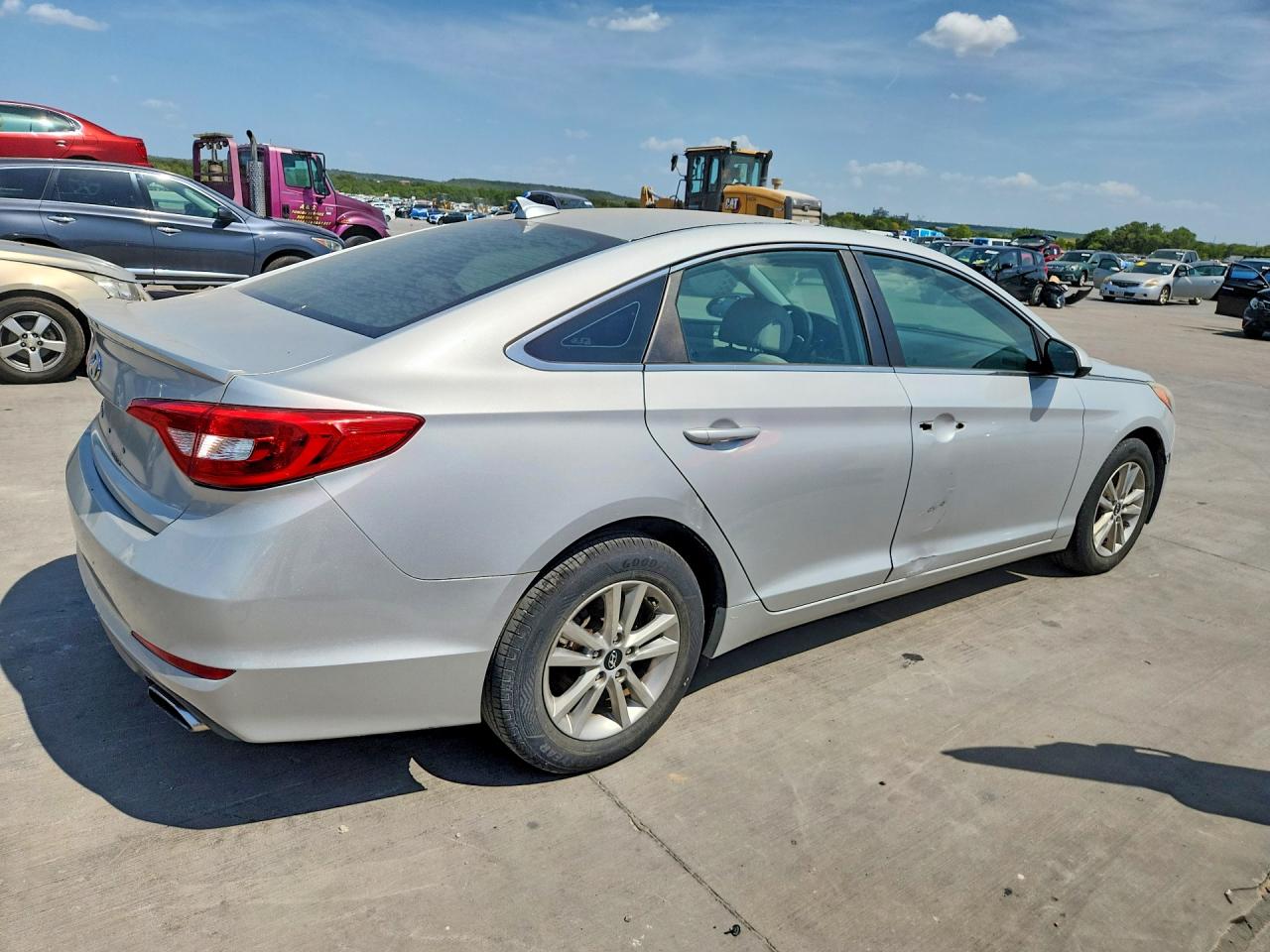 2015 Hyundai Sonata Se Silver vin: 5NPE24AF9FH081117