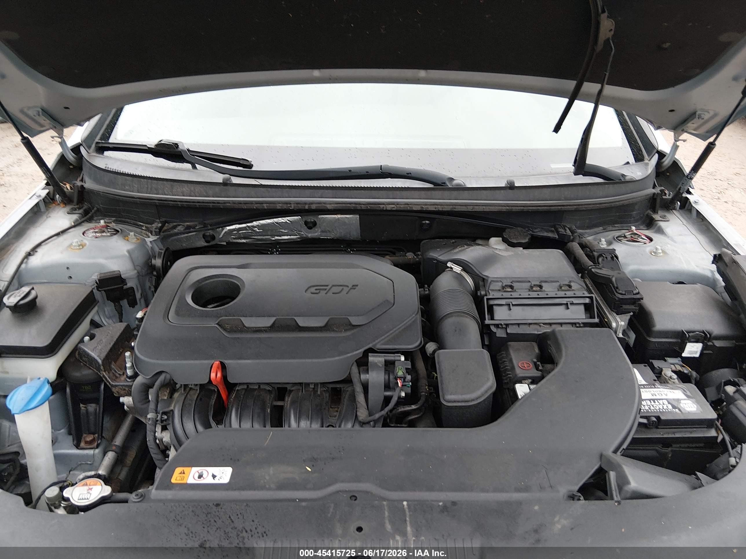2015 Hyundai Sonata Se Silver vin: 5NPE24AF9FH091209