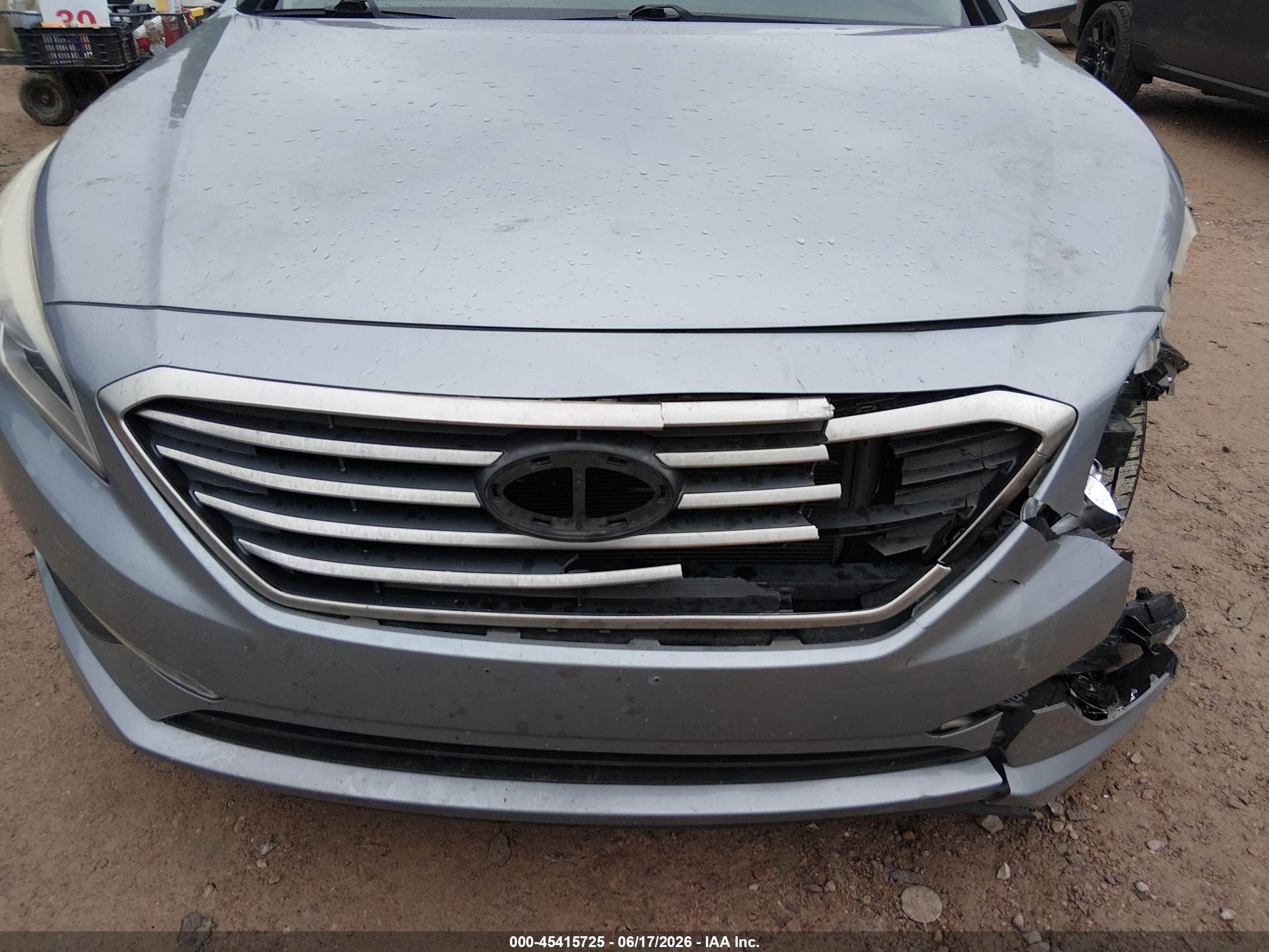 2015 Hyundai Sonata Se Silver vin: 5NPE24AF9FH091209