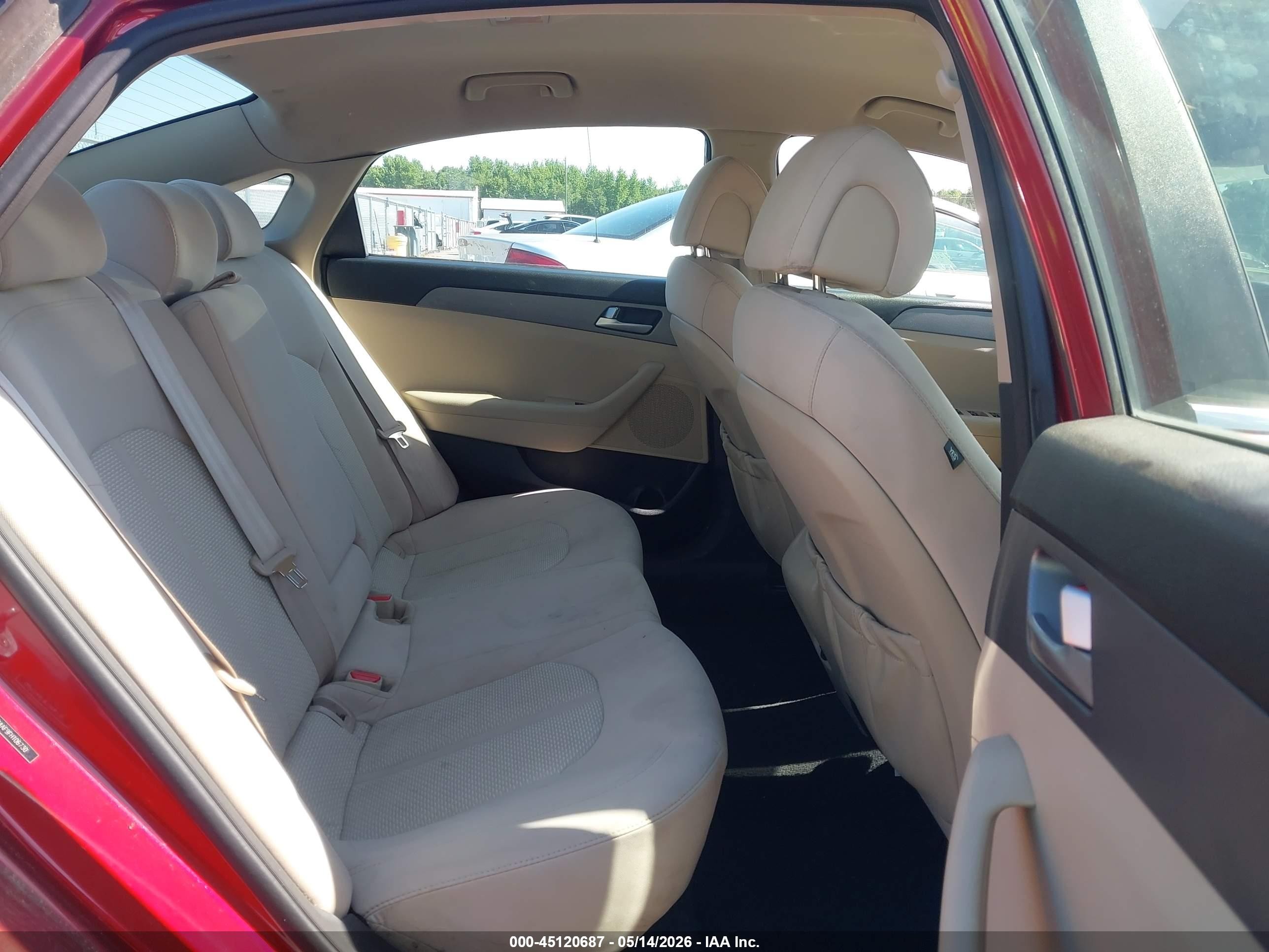2015 Hyundai Sonata Se Red vin: 5NPE24AF9FH106730