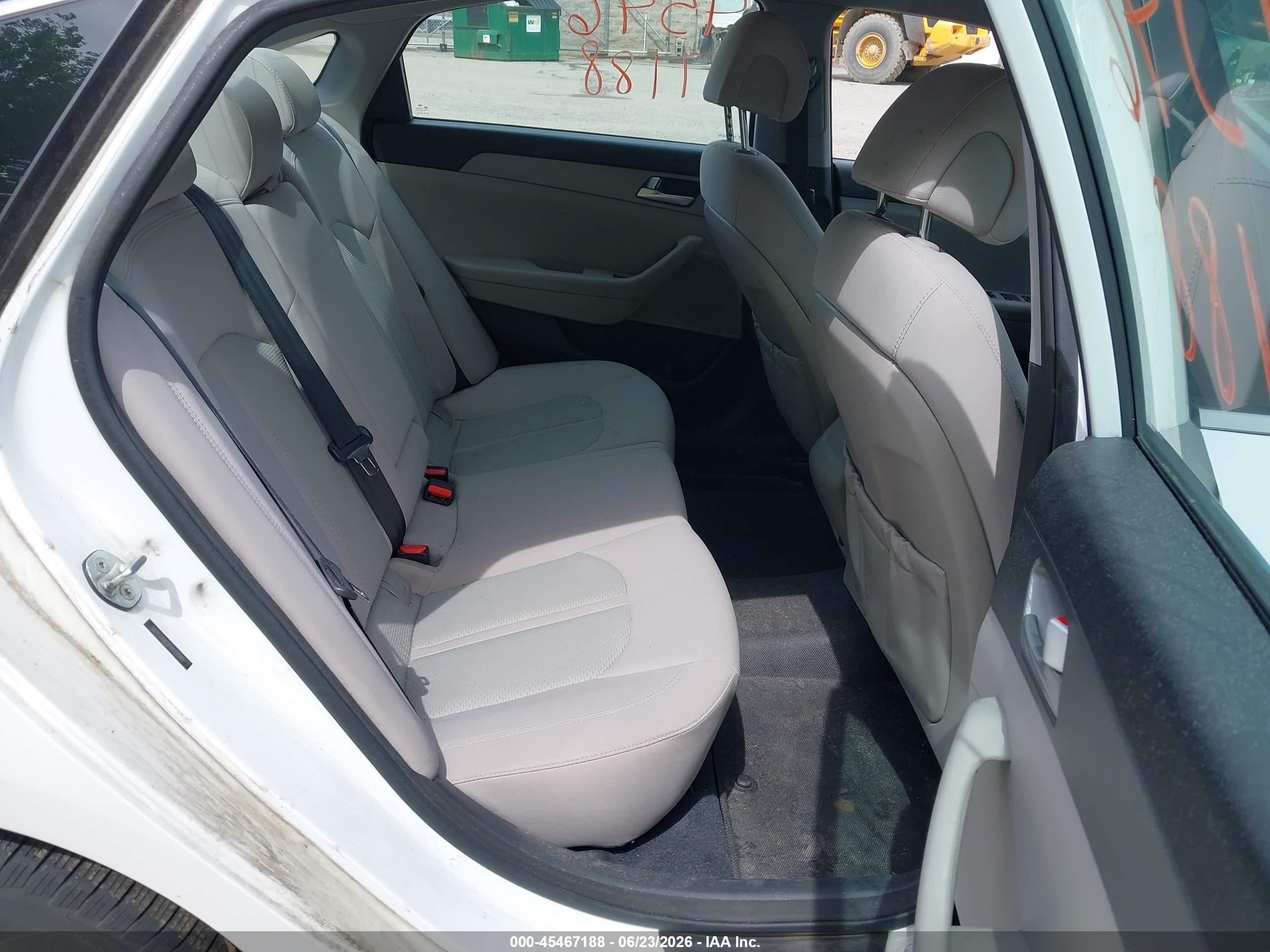 2015 Hyundai Sonata Se White vin: 5NPE24AF9FH122085