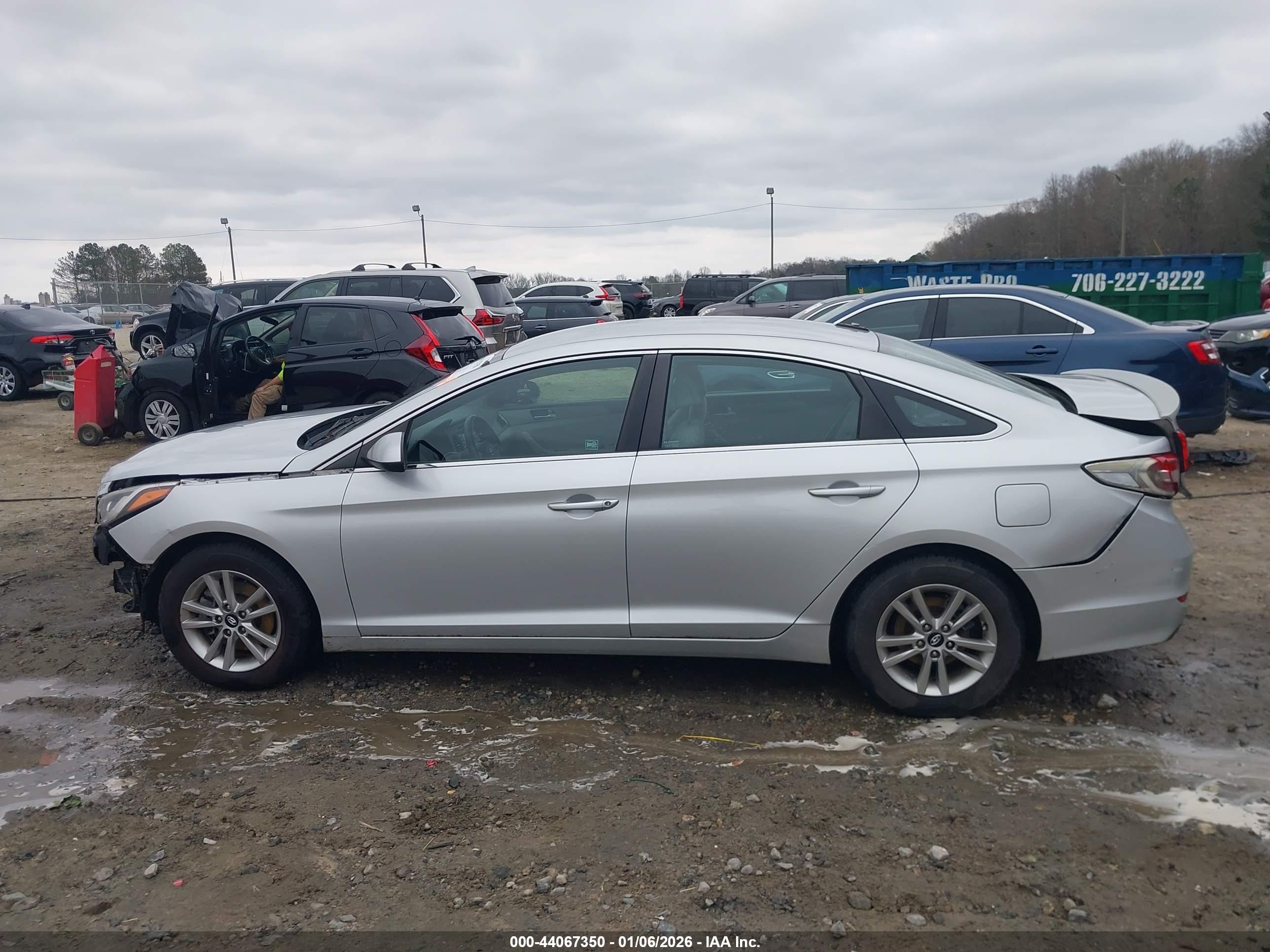 2015 Hyundai Sonata Se Silver vin: 5NPE24AF9FH124581
