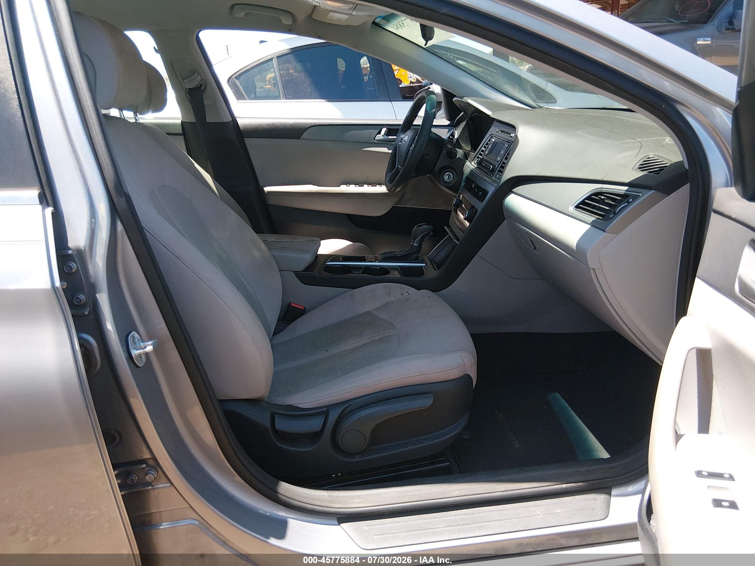 2015 Hyundai Sonata Se Silver vin: 5NPE24AF9FH145964