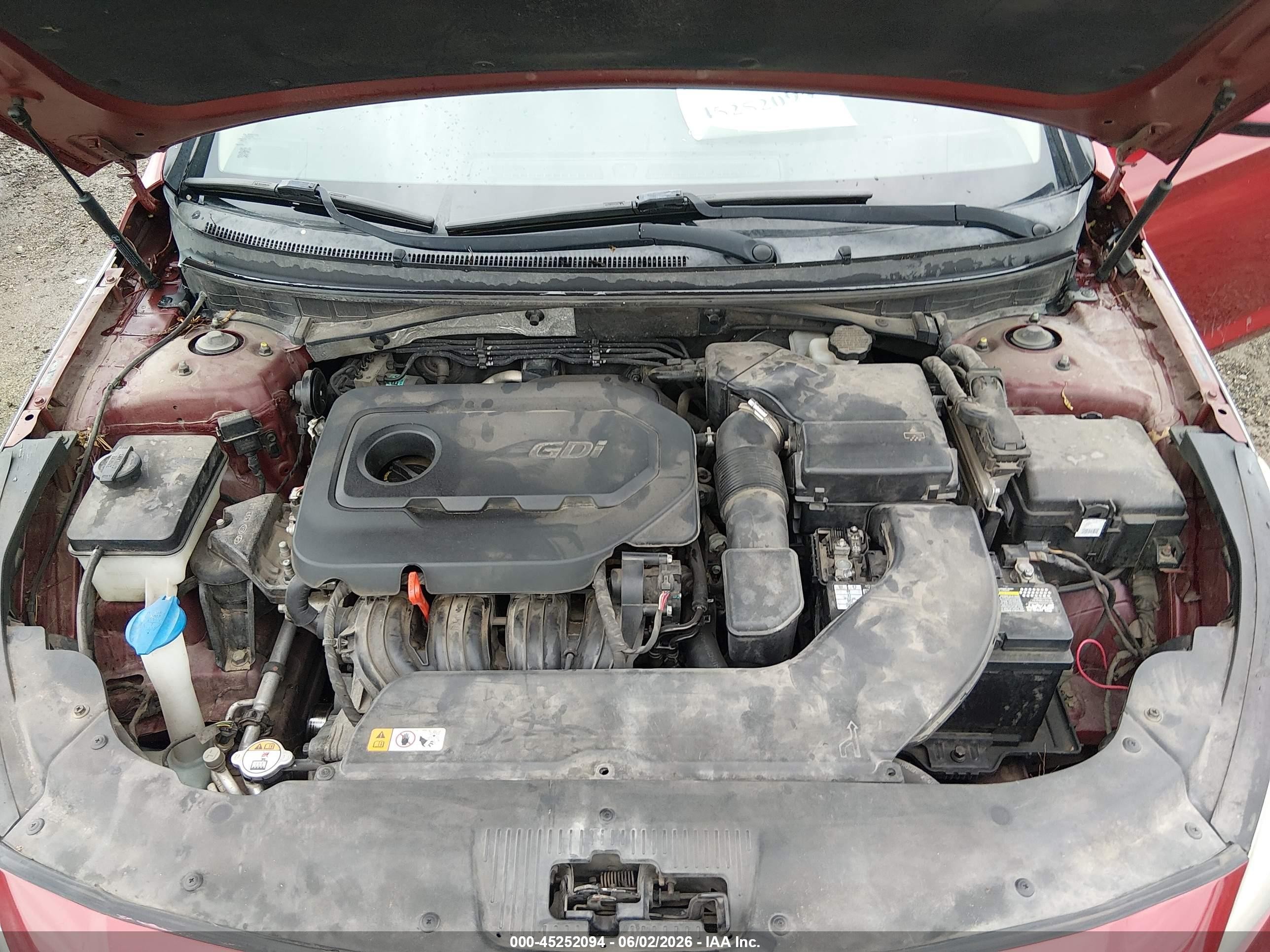 2015 Hyundai Sonata Se Red vin: 5NPE24AF9FH148198