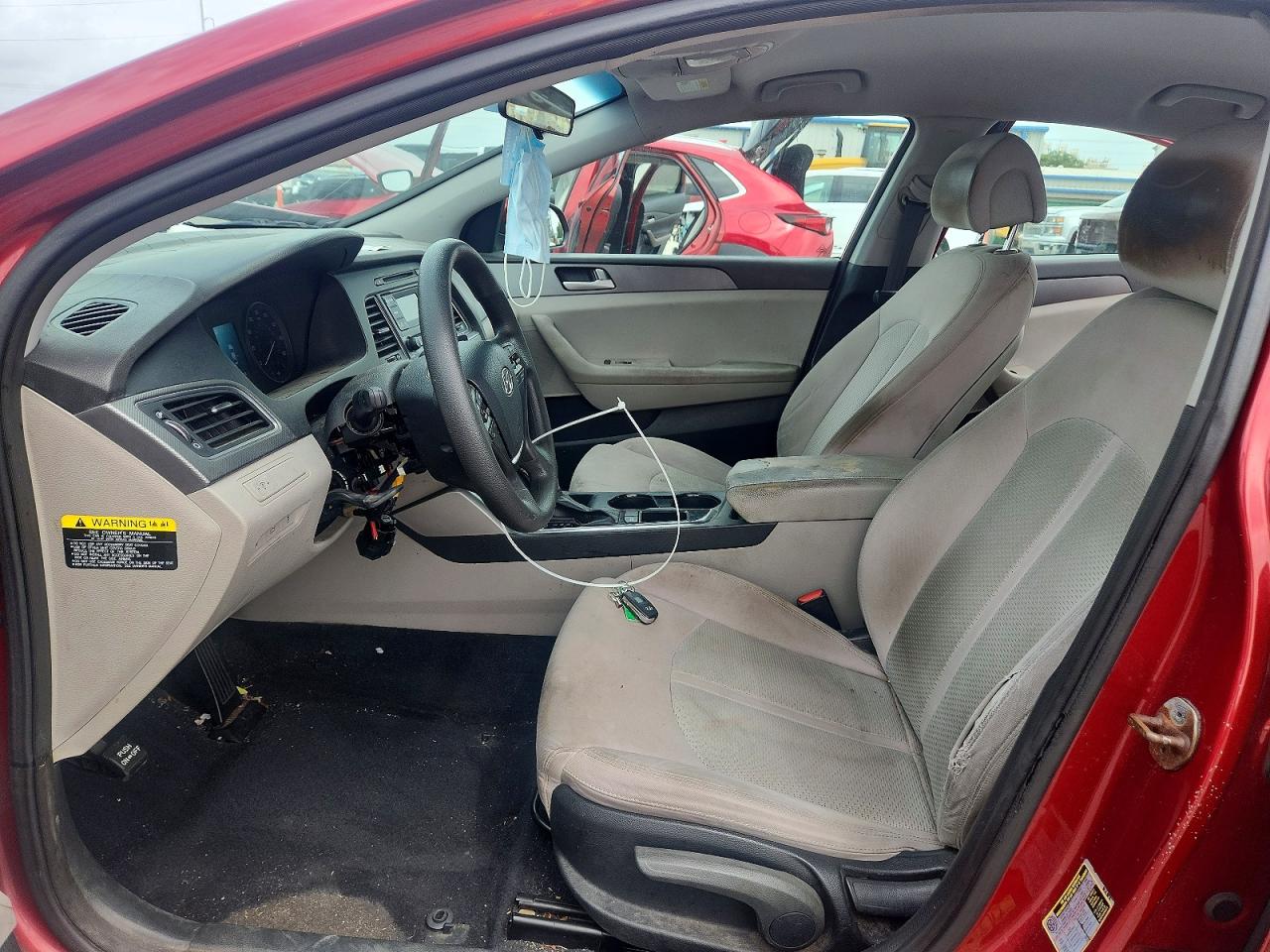 2015 Hyun Sonata Красный vin: 5NPE24AF9FH152056