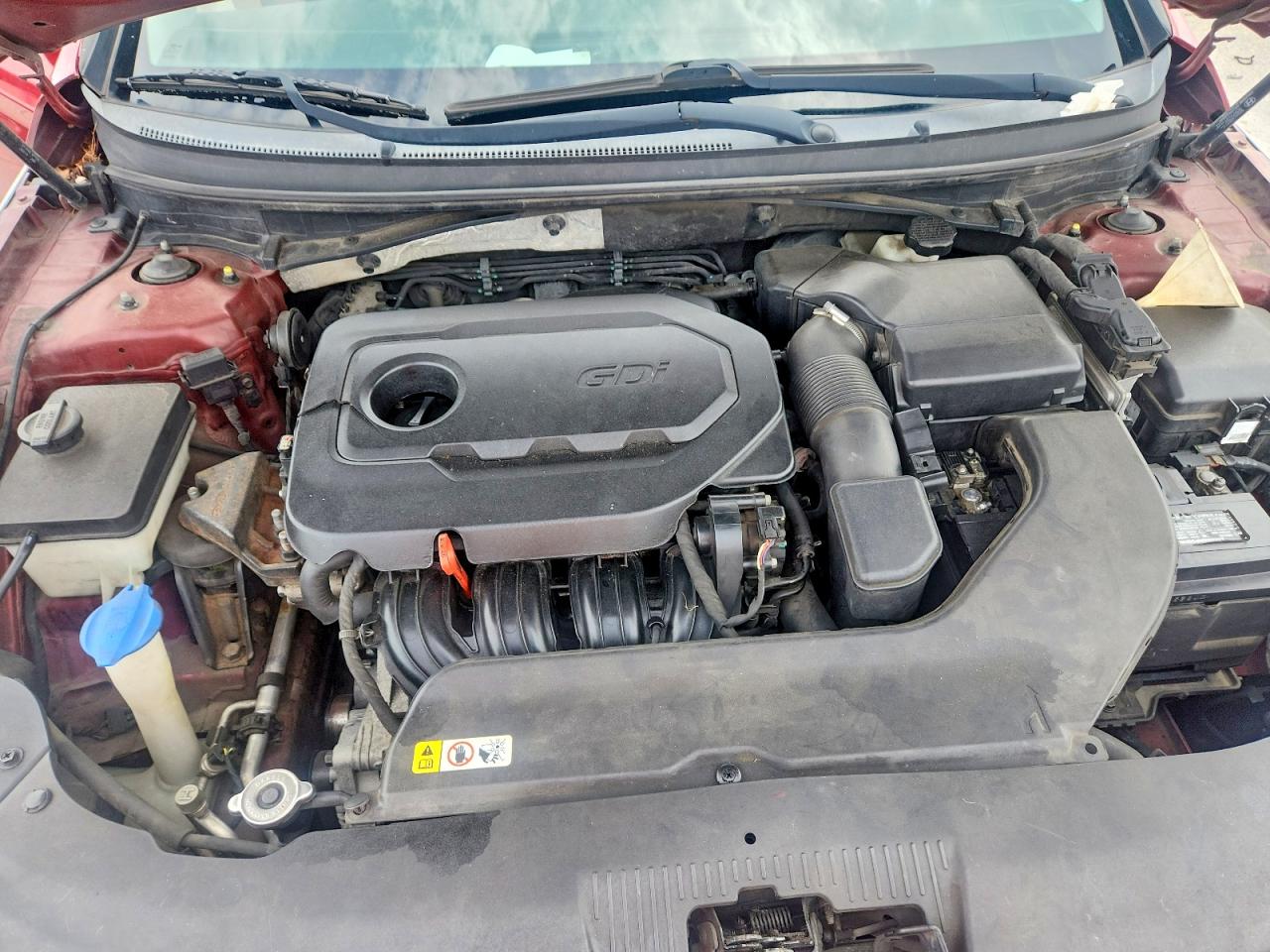 2015 Hyun Sonata Красный vin: 5NPE24AF9FH152056