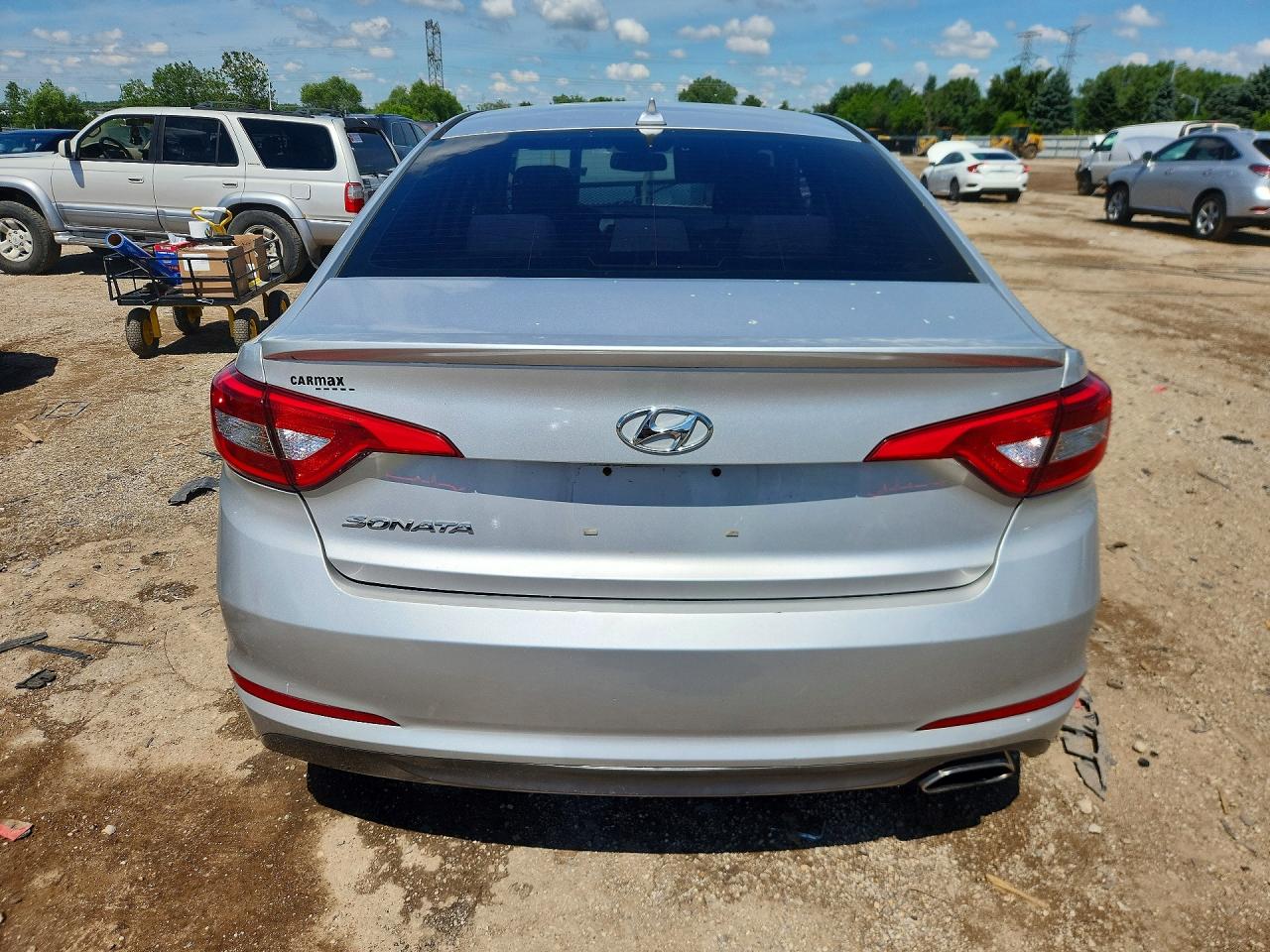 2015 Hyundai Sonata Se Silver vin: 5NPE24AF9FH160013