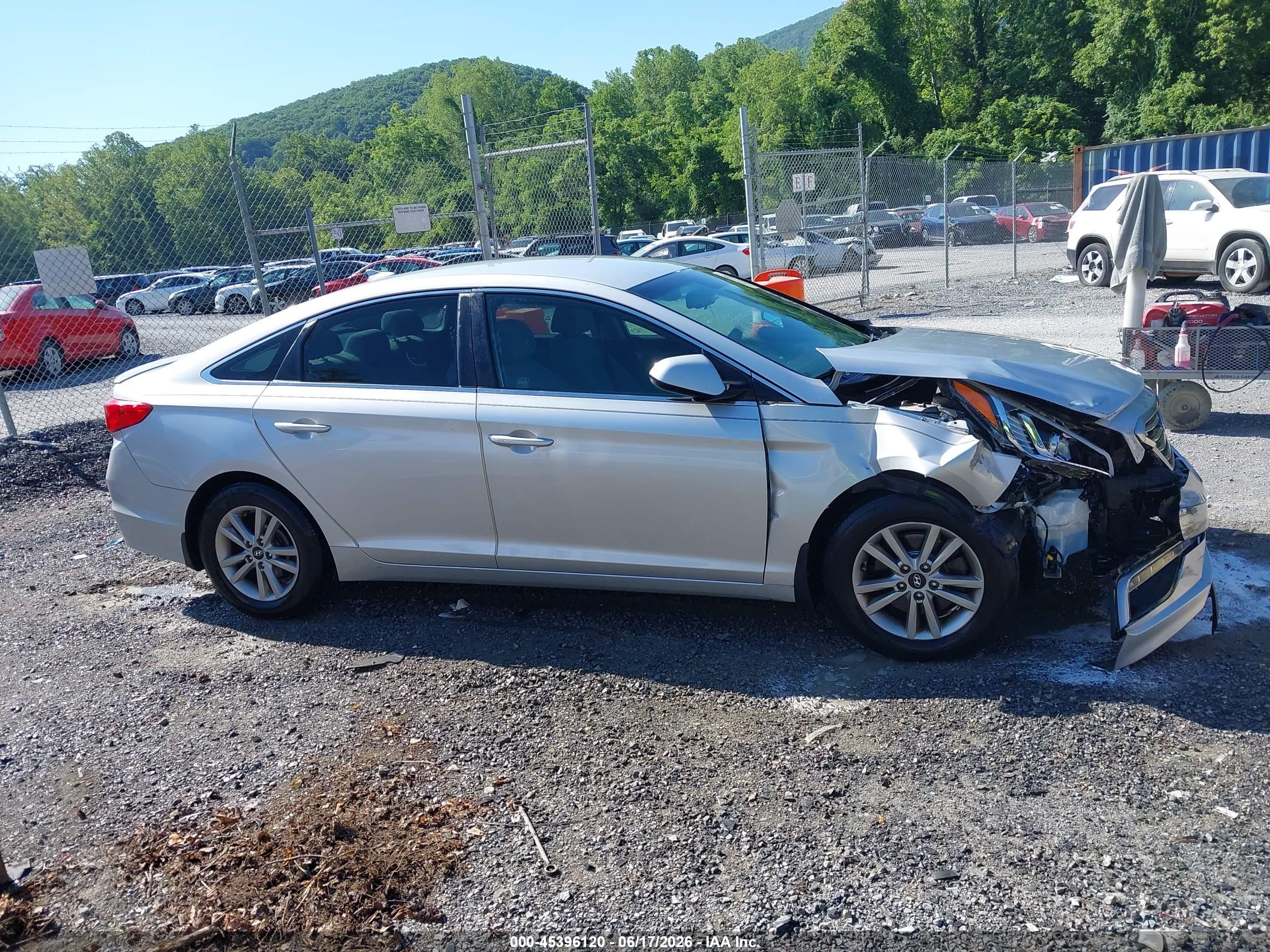 2015 Hyundai Sonata Se Silver vin: 5NPE24AF9FH174512